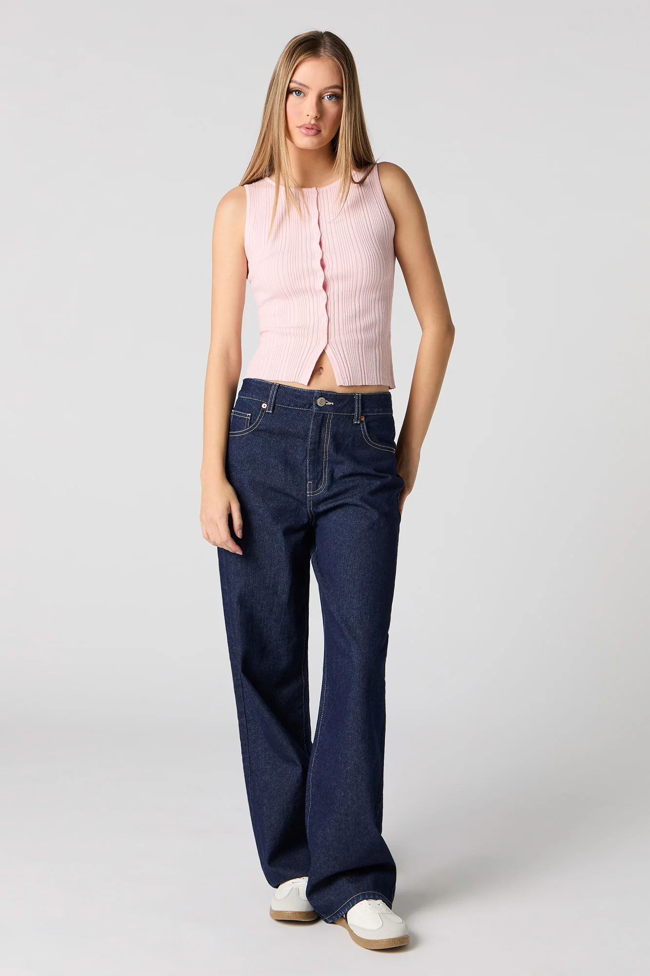 Veste boutonnée en tricot côtelé - Image 18