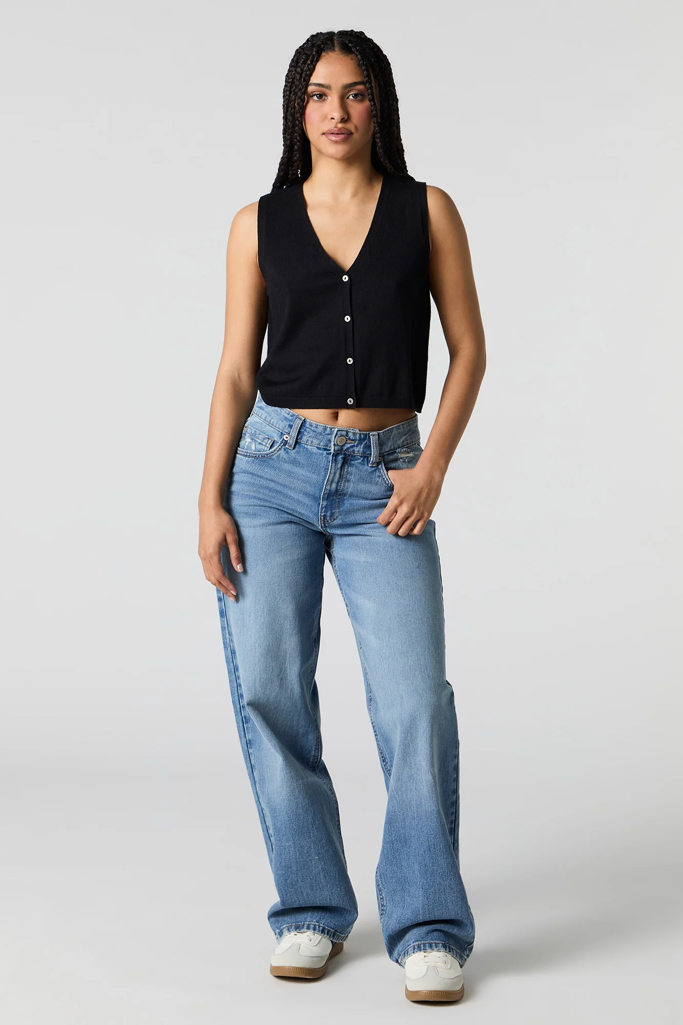 Veste boutonnée en tricot - Image 6