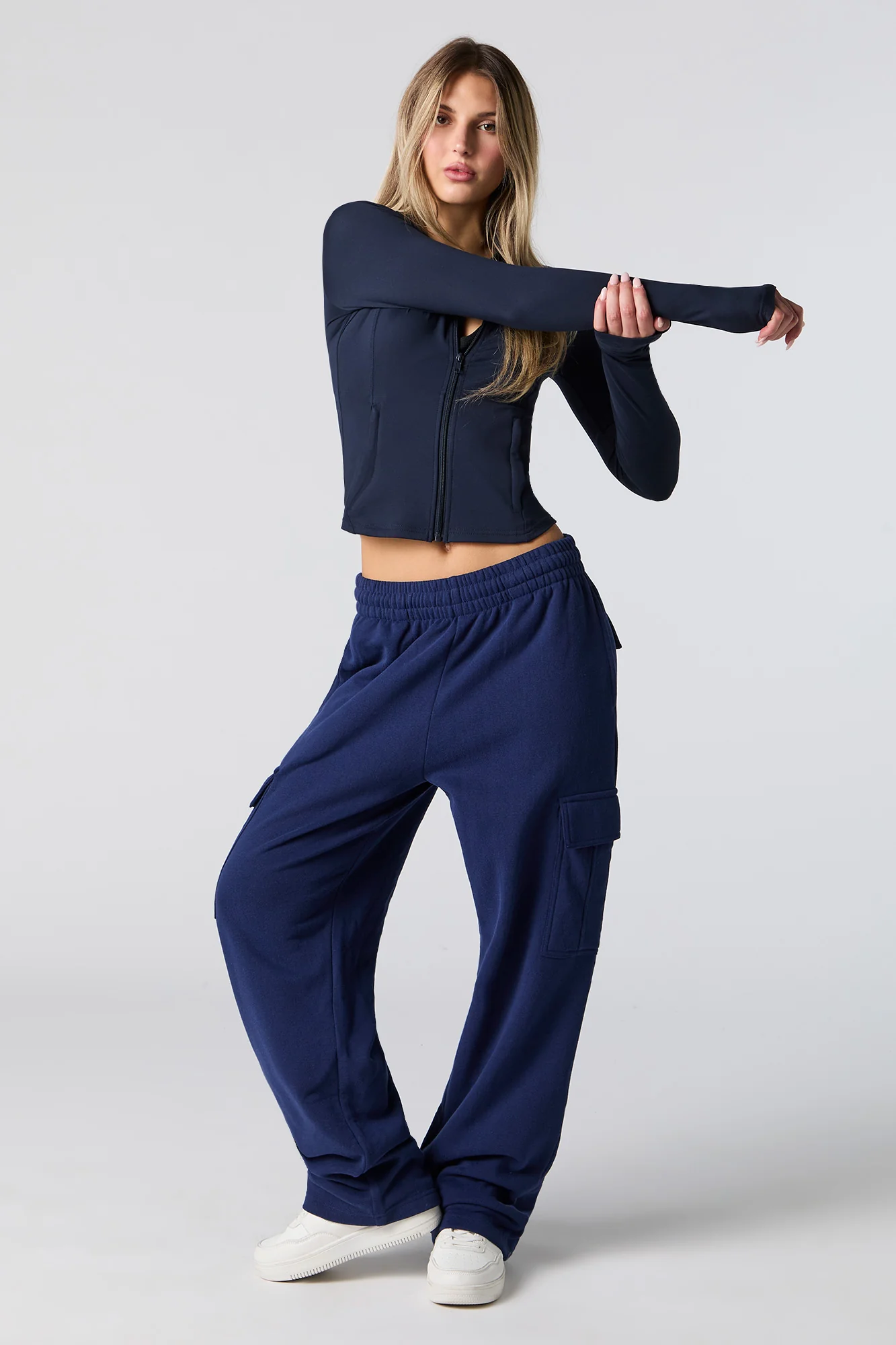 Active Zip-Up Cropped Jacket - Image 30