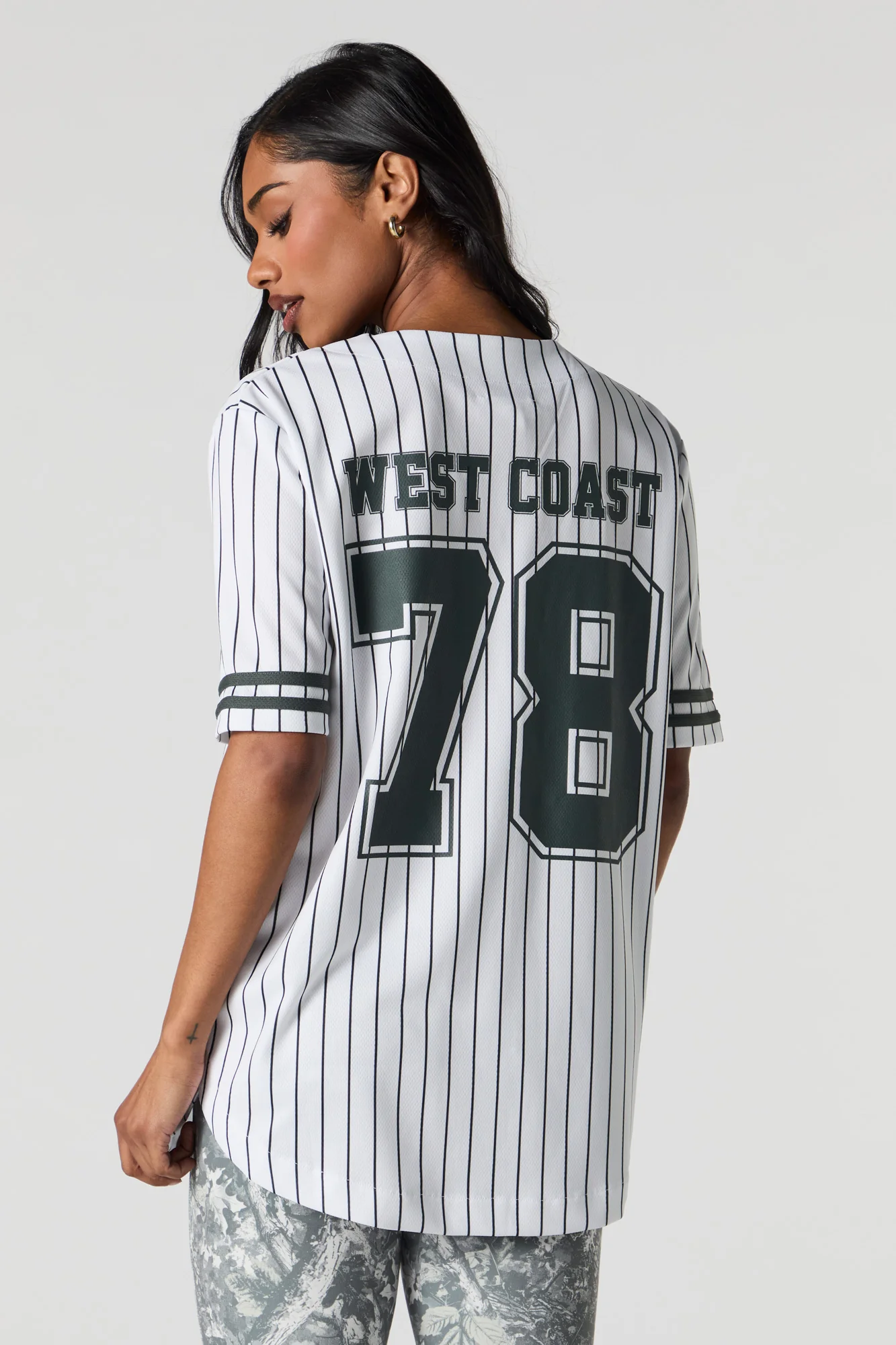 City Graphic Mesh Baseball Jersey - Image 10