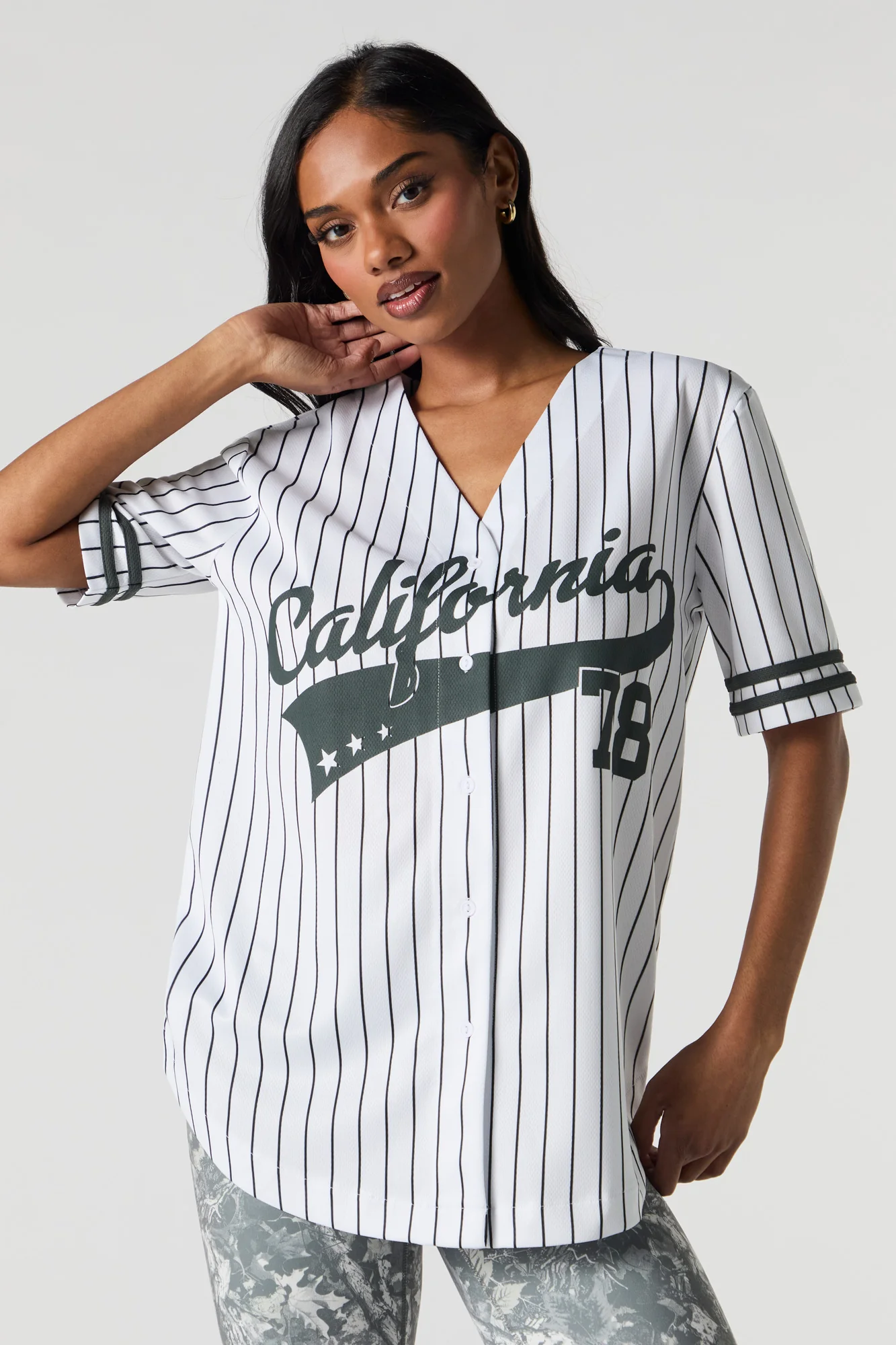 Jersey de baseball en filet à imprimé City - Image 11