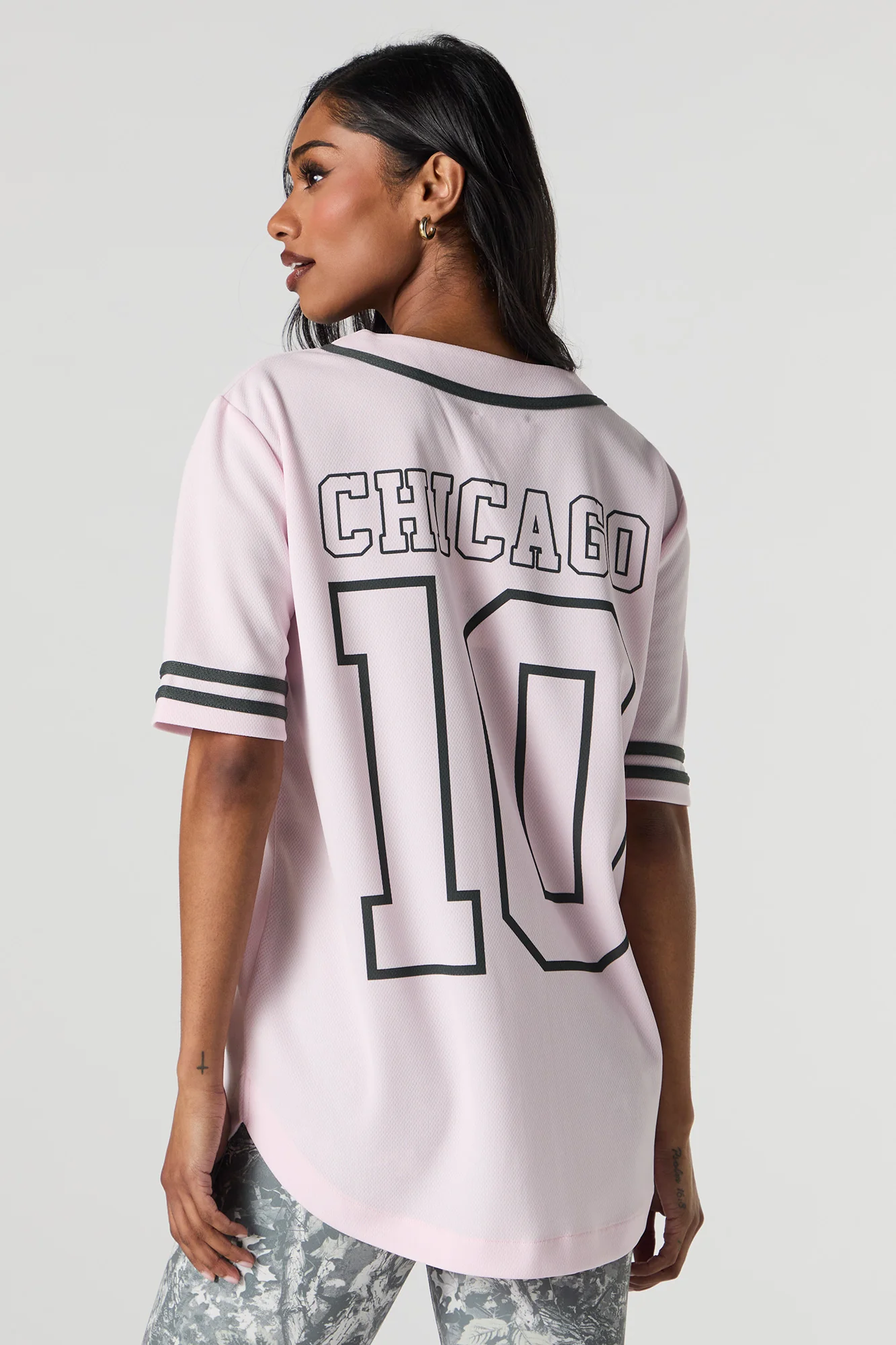 Jersey de baseball en filet à imprimé City - Image 13