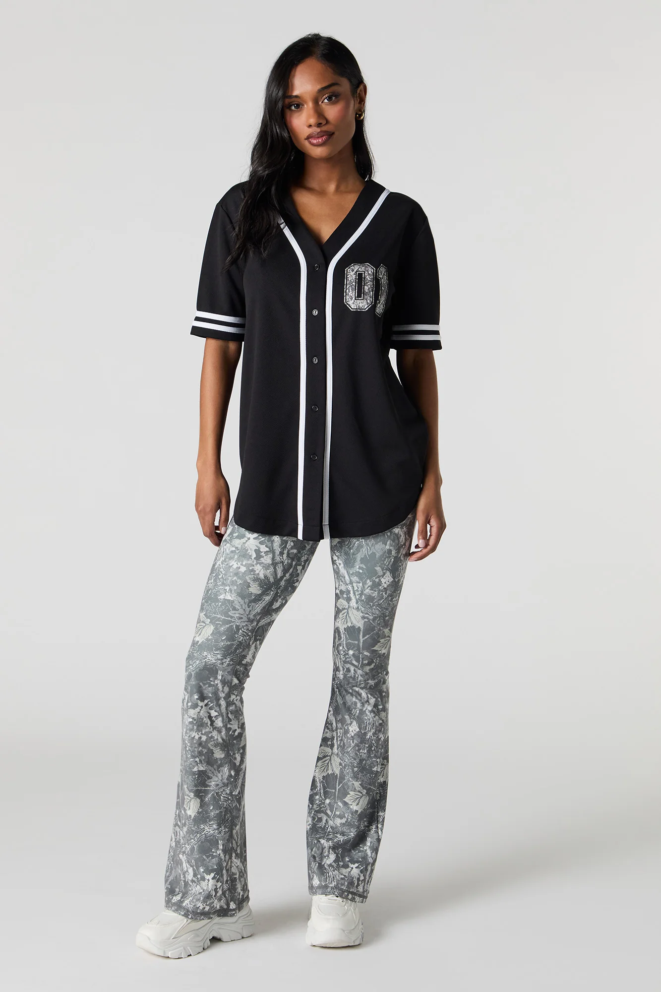 Jersey de baseball en filet à imprimé City - Image 6