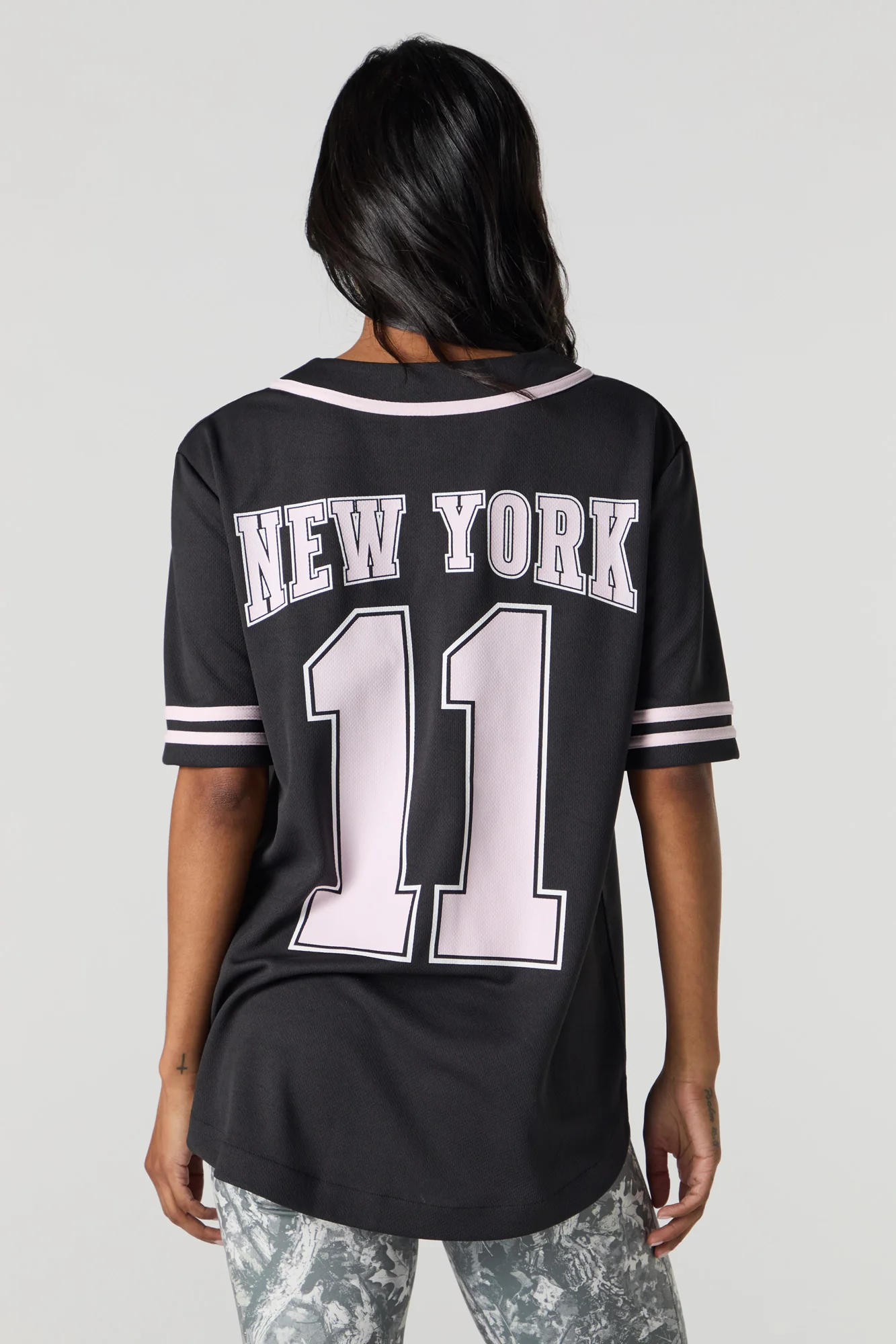 Jersey de baseball en filet à imprimé City - Image 7