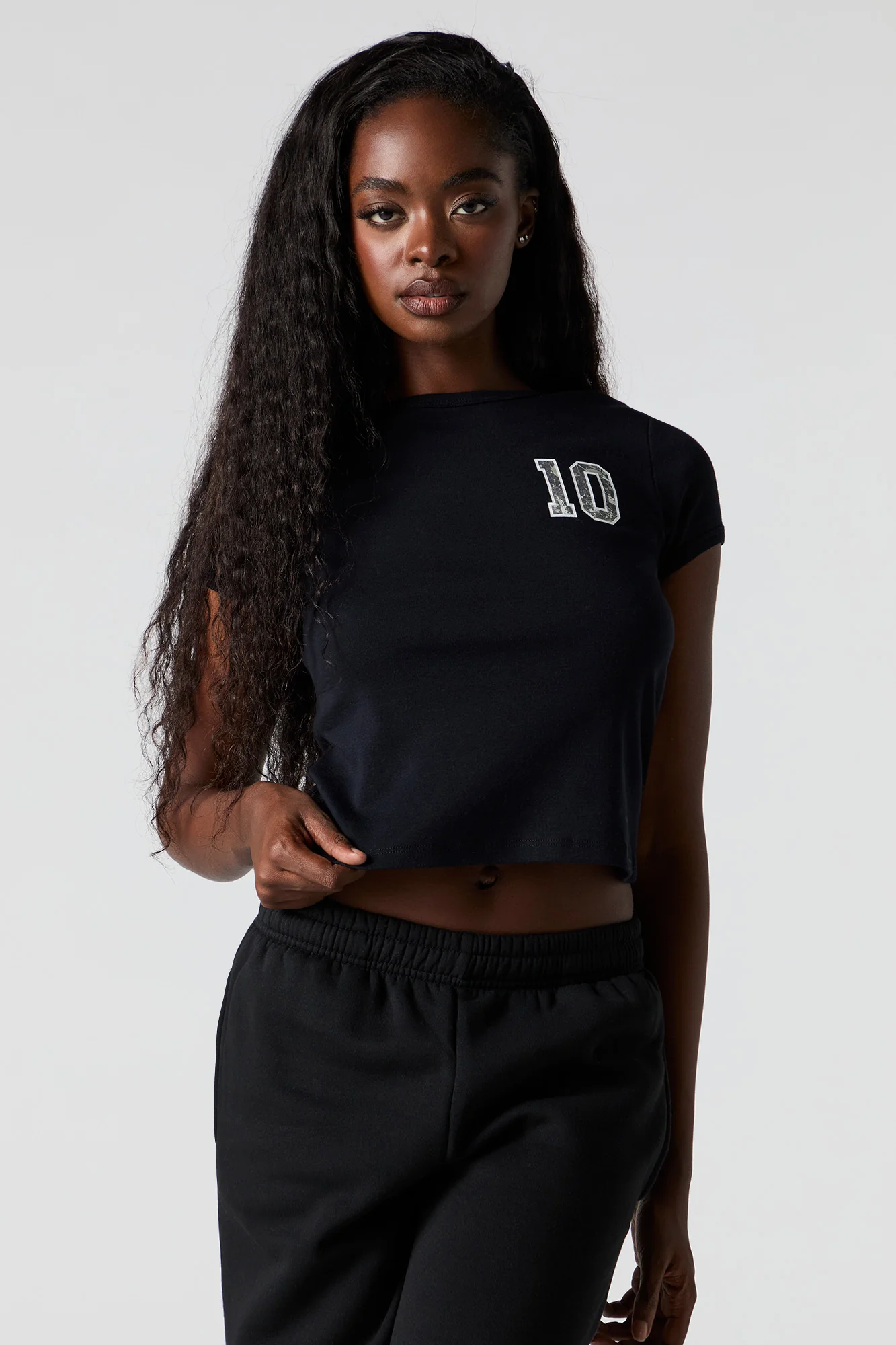 Active Graphic Cropped T-Shirt - Image 6