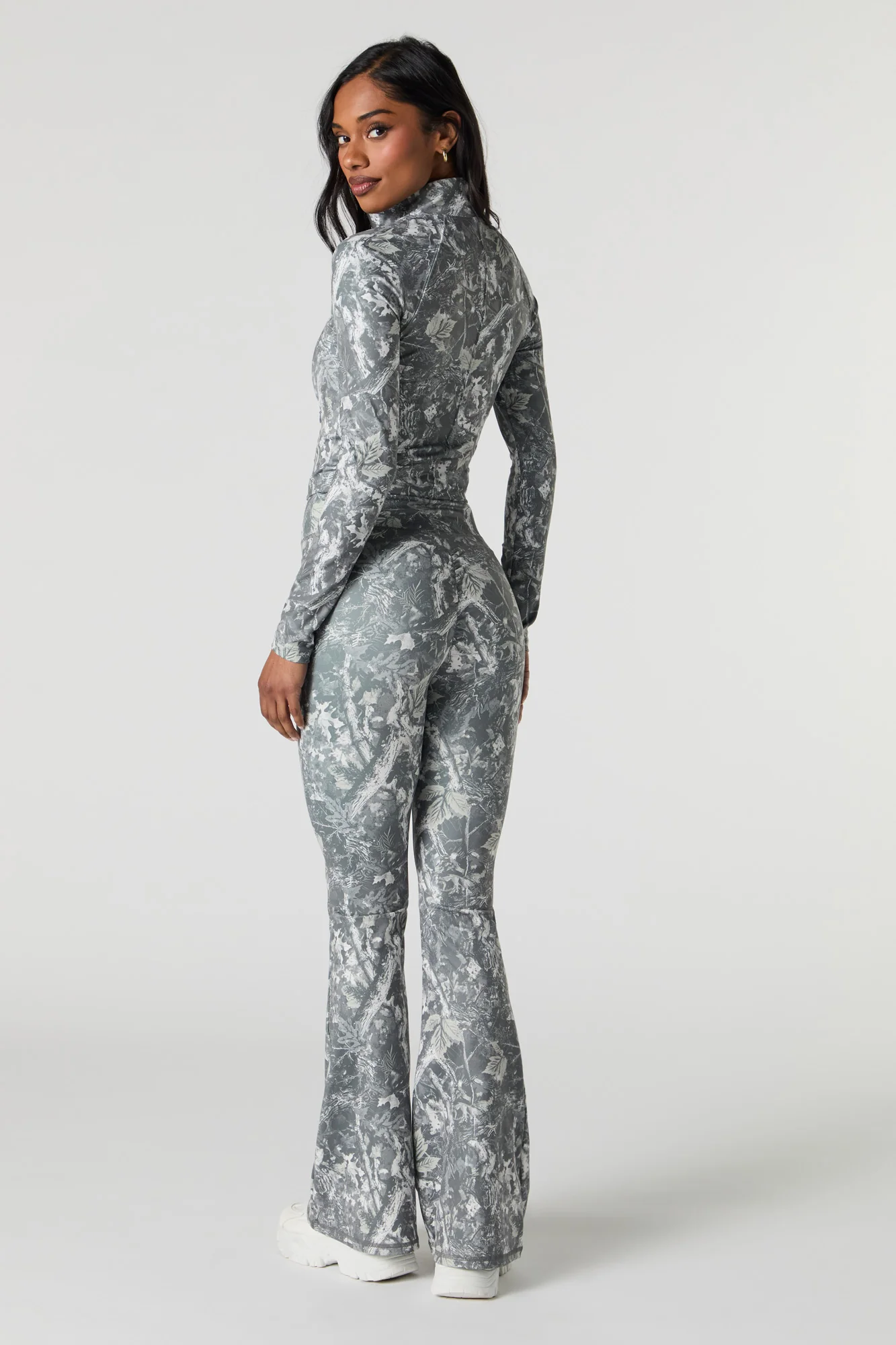 Pantalon Active à jambe évasée et taille haute - Image 3
