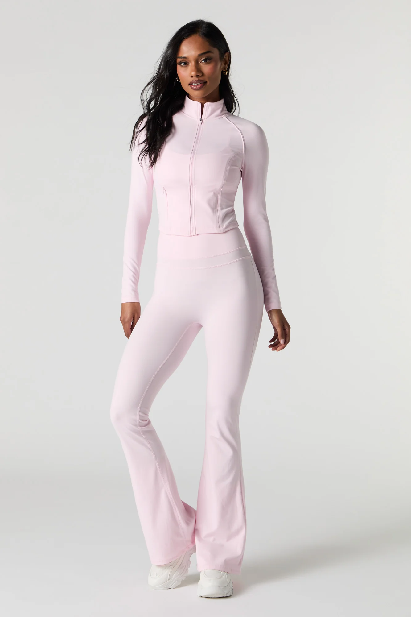 Pantalon Active à jambe évasée et taille haute - Image 7