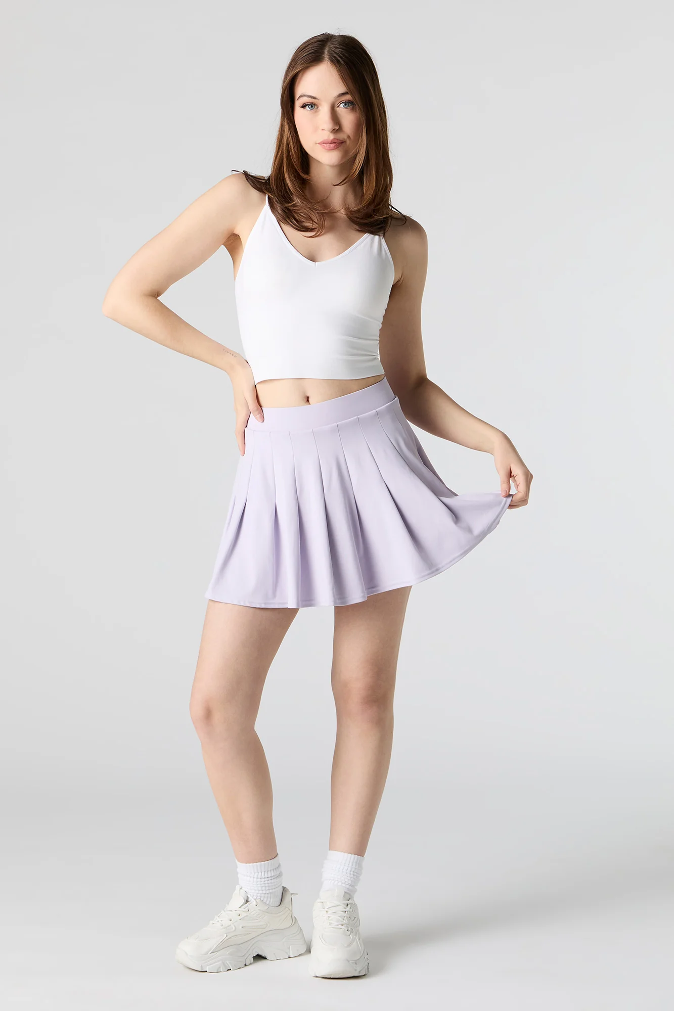 Active Pleated Mini Skort - Image 3