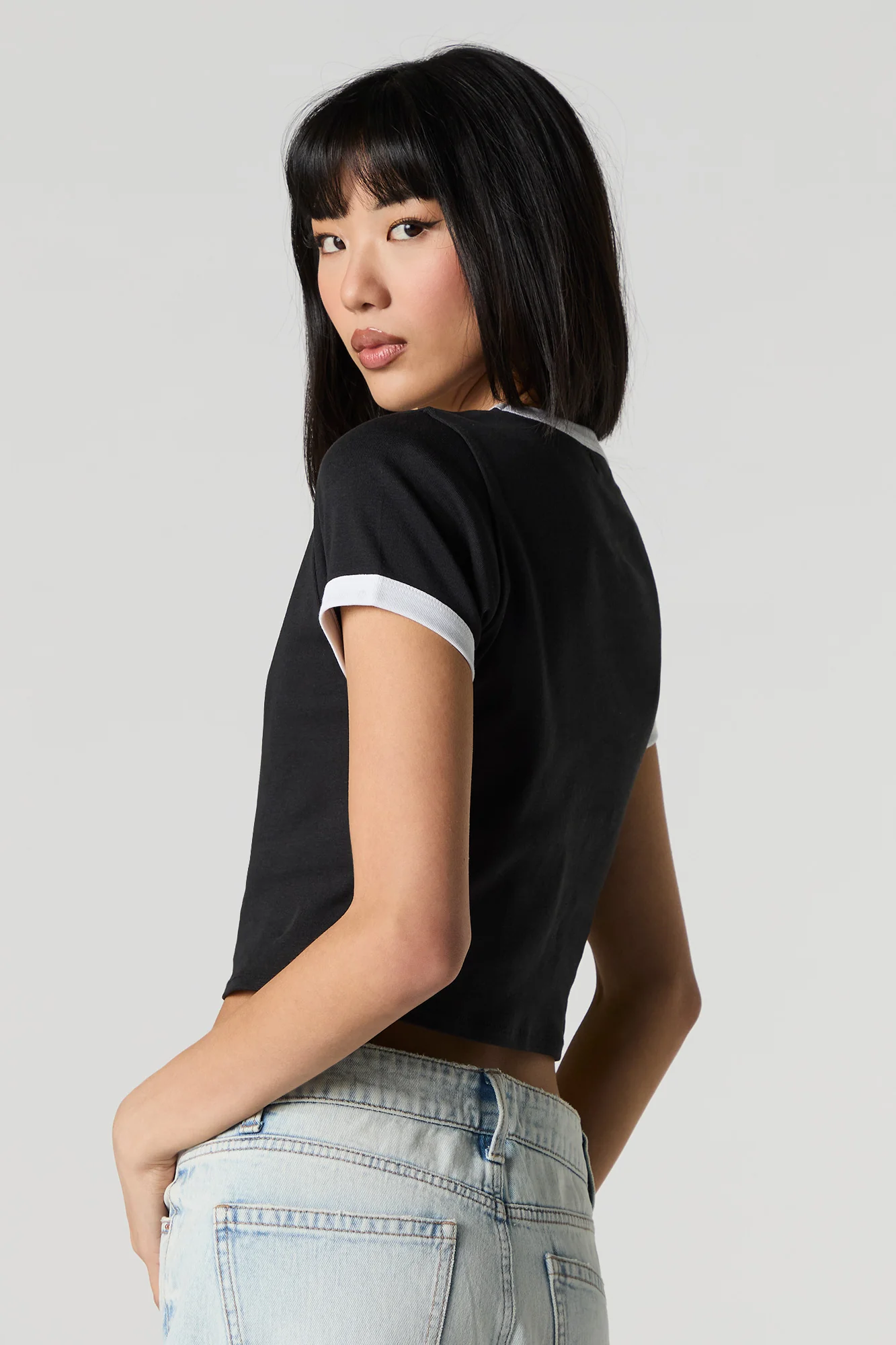Graphic Ringer T-Shirt - Image 2