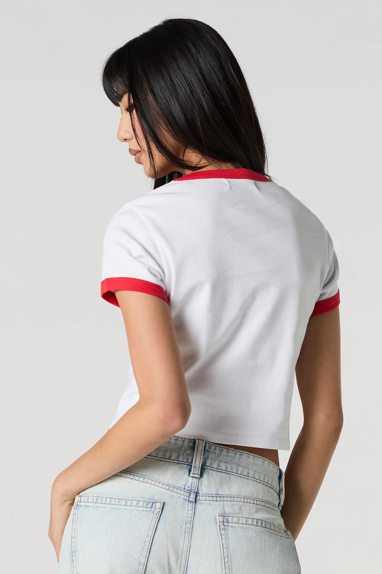 Graphic Ringer T-Shirt - Image 8