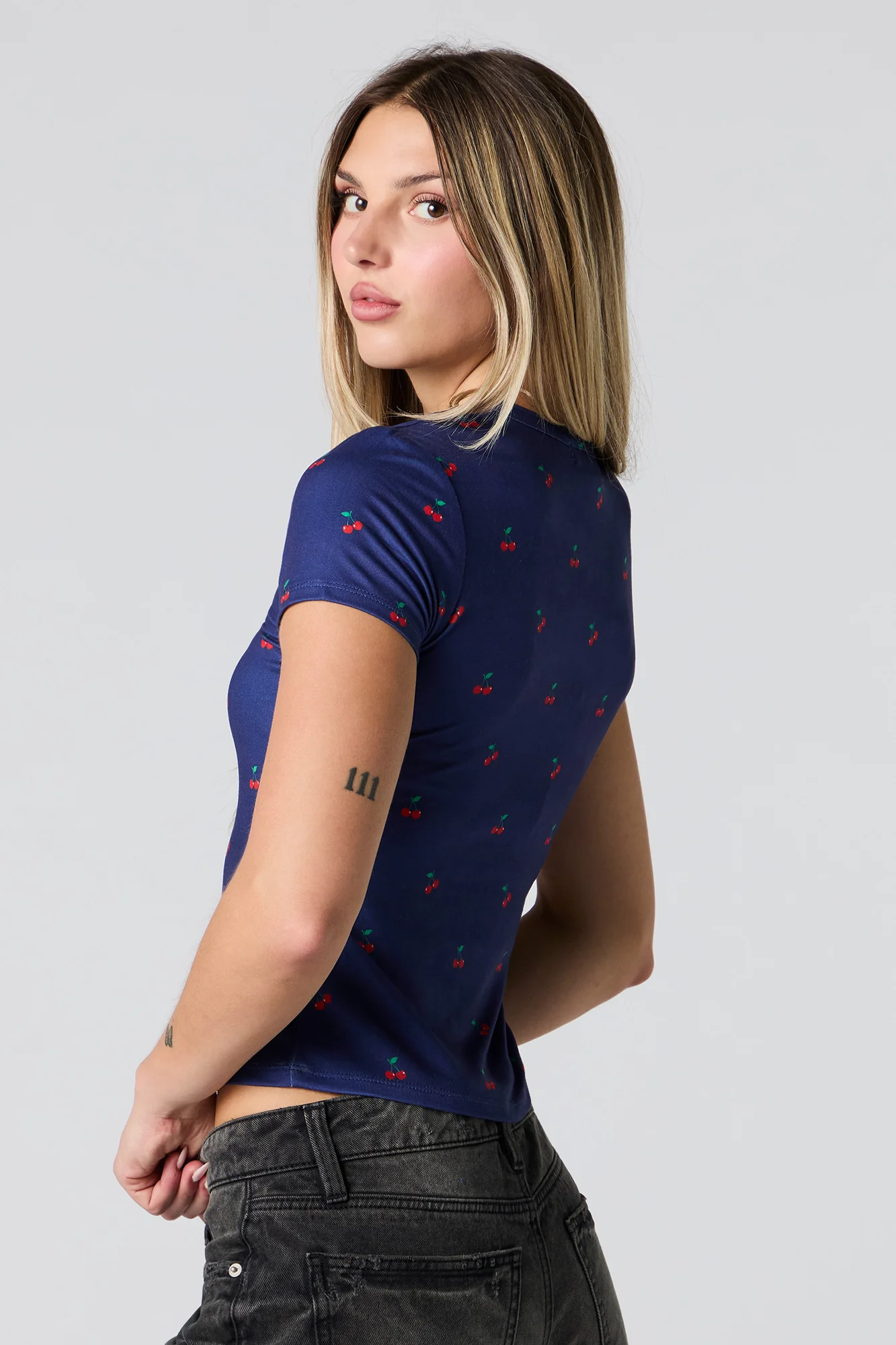 T-shirt ajusté à imprimé - Image 3