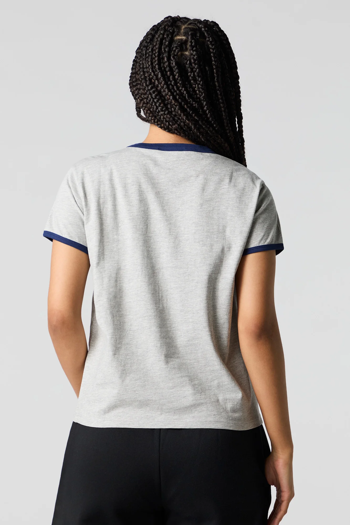 T-shirt à liséré contrastant avec imprimé - Image 14