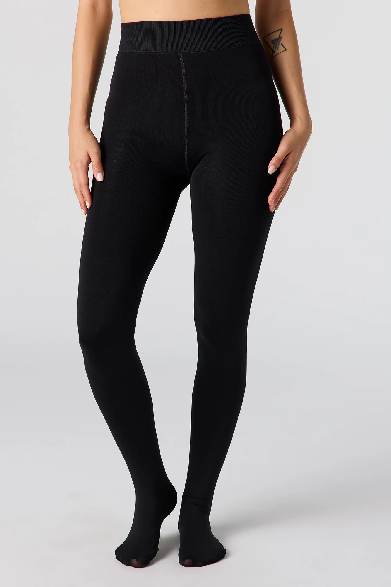 Bas collants doublés de similifourrure - Image 2