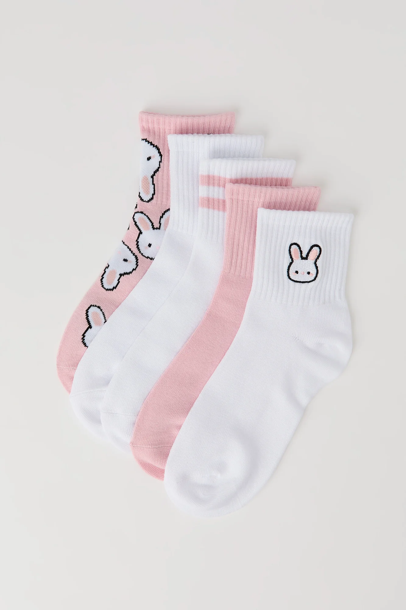 Critter Embroidered Quarter Socks (5 Pack) - Image 4