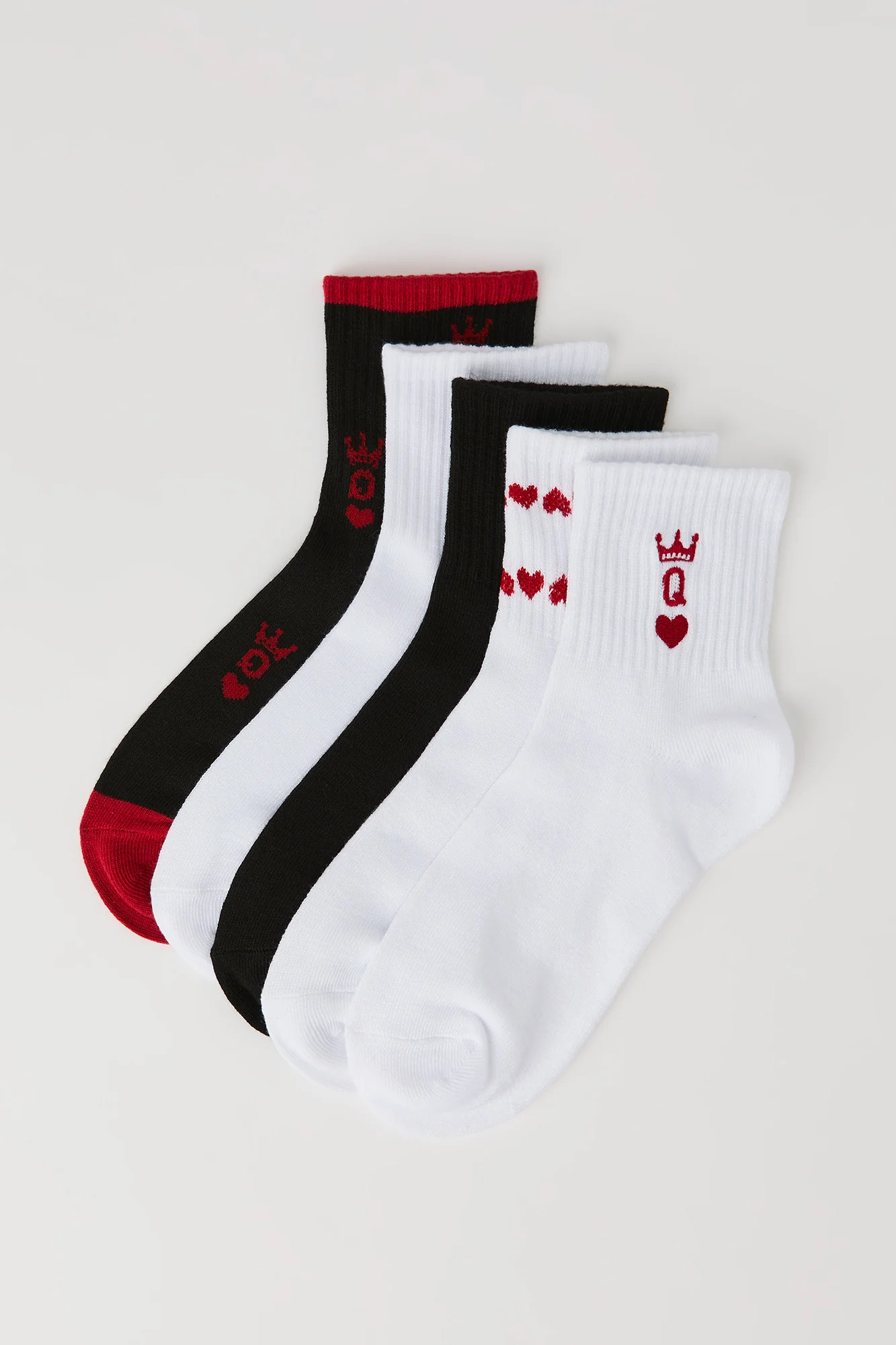 Embroidered Quarter Socks (5 Pack) - Image 4
