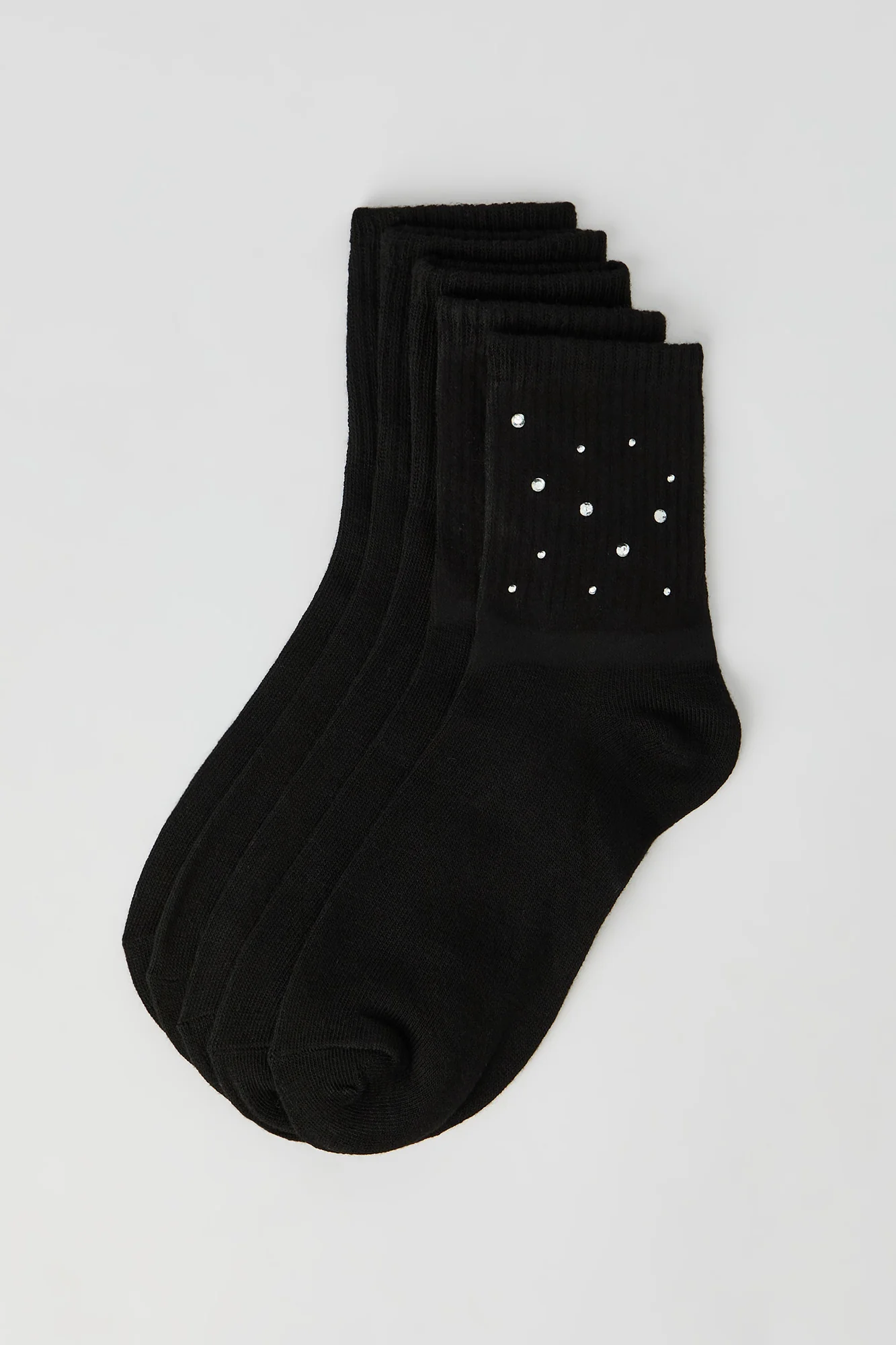 Rhinestone Socks (5 Pack) - Image 2