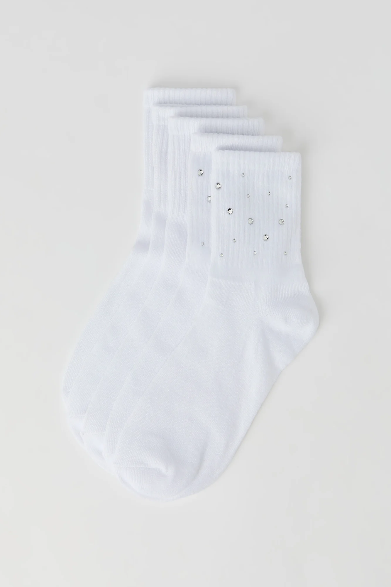 Rhinestone Socks (5 Pack) - Image 3