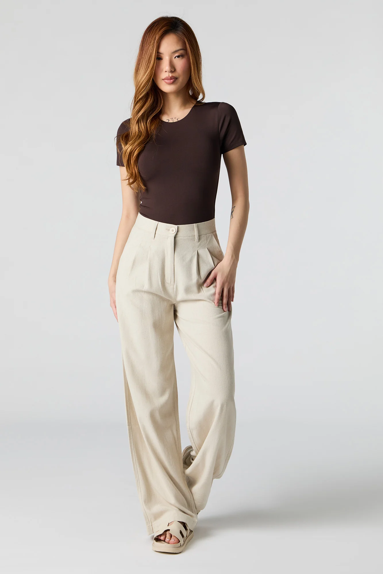 Contour Round Neck Short Sleeve Bodysuit - Image 19