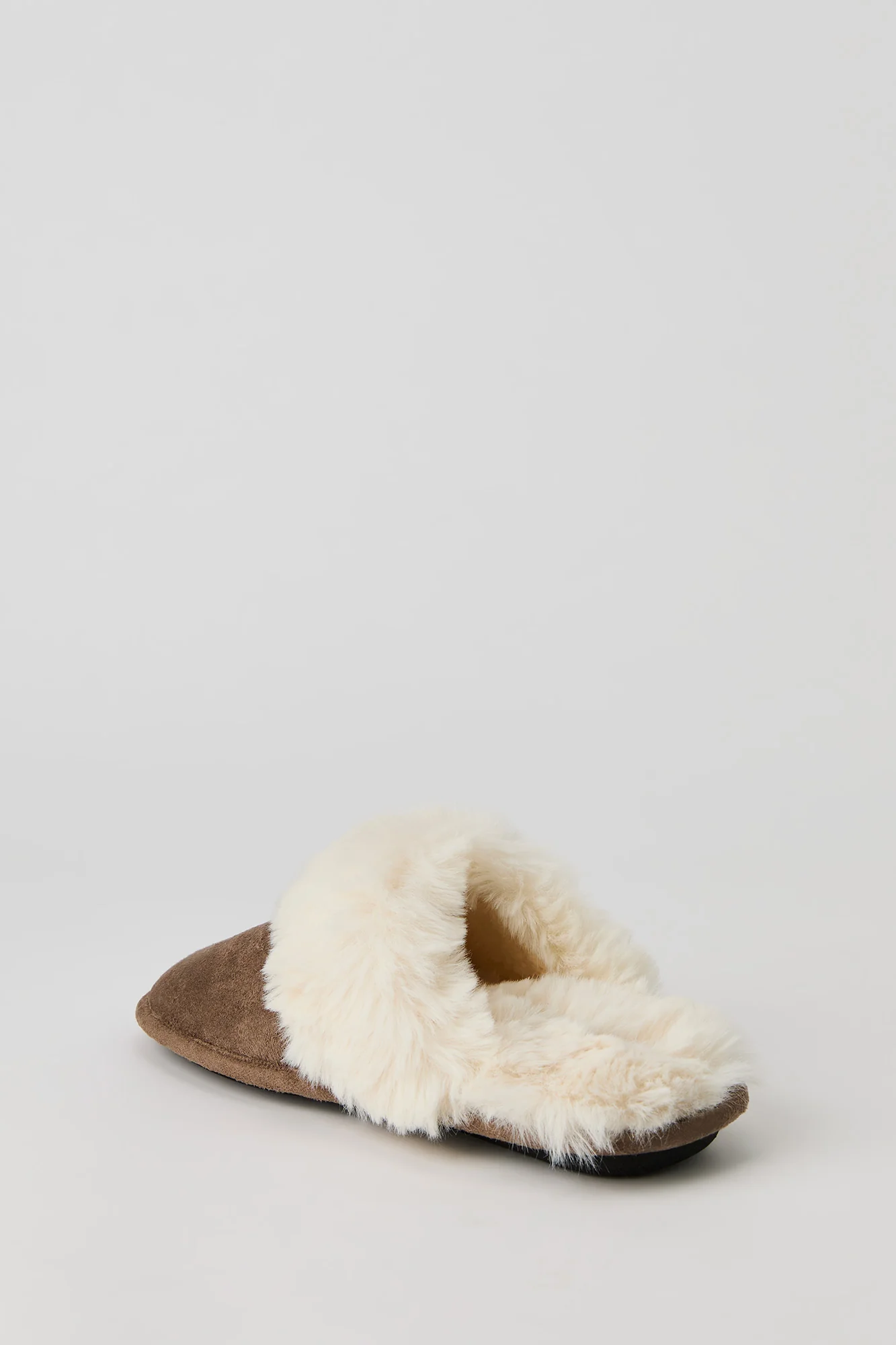 Faux Fur Collared Slippers - Image 12