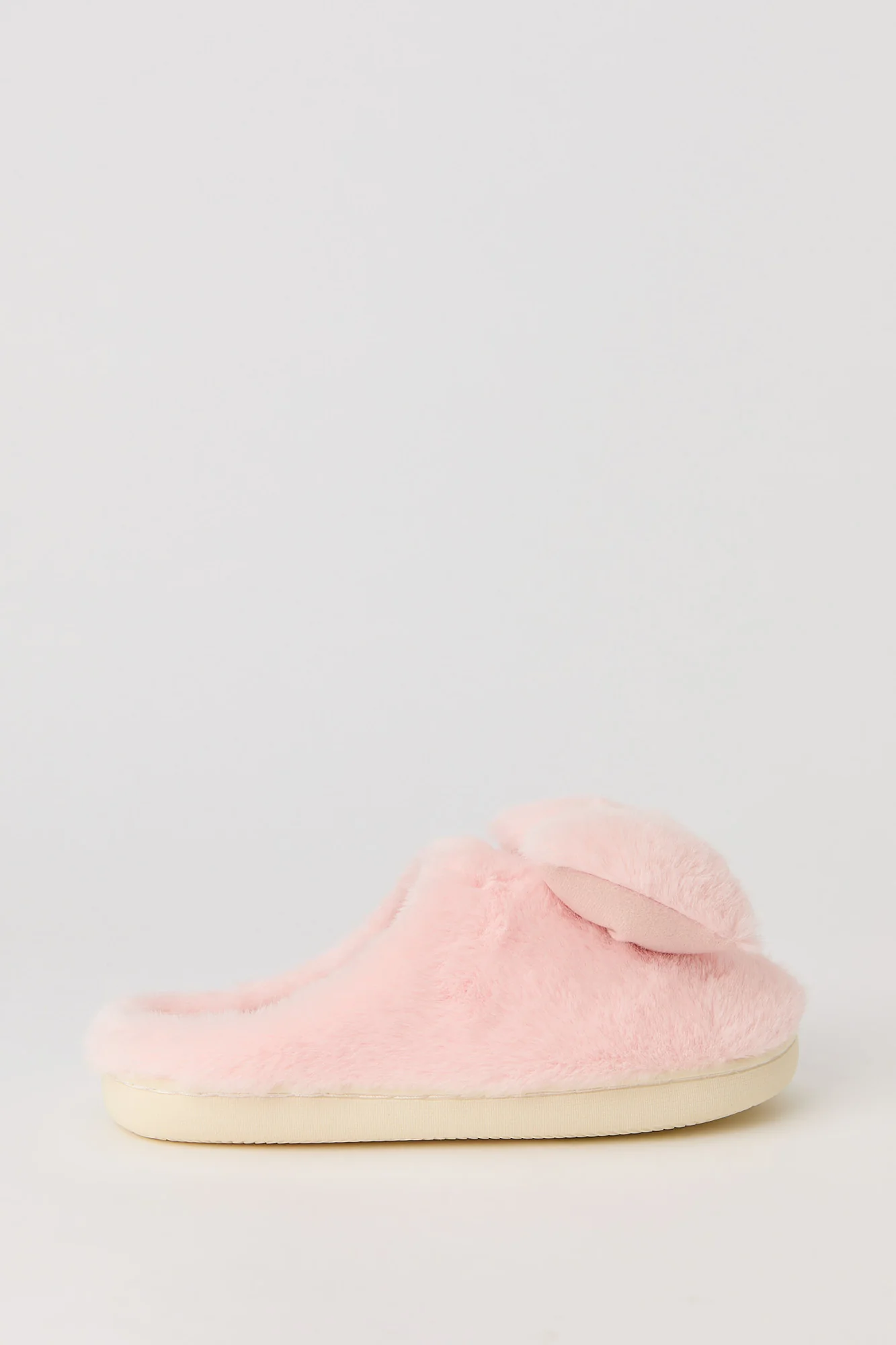 Faux Fur Bow Slippers - Image 2