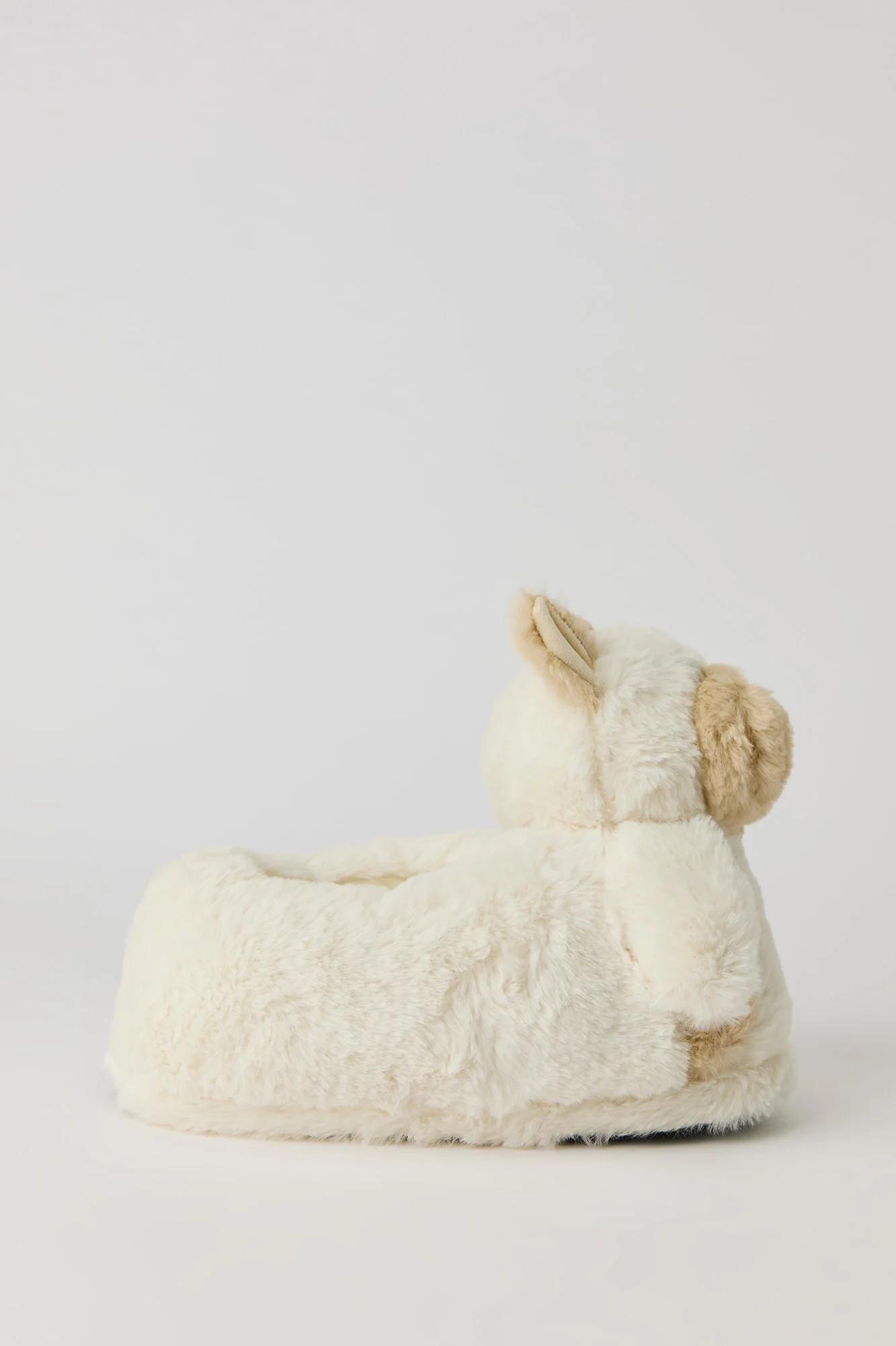 Faux Fur 3D Cow Slipper - Image 2