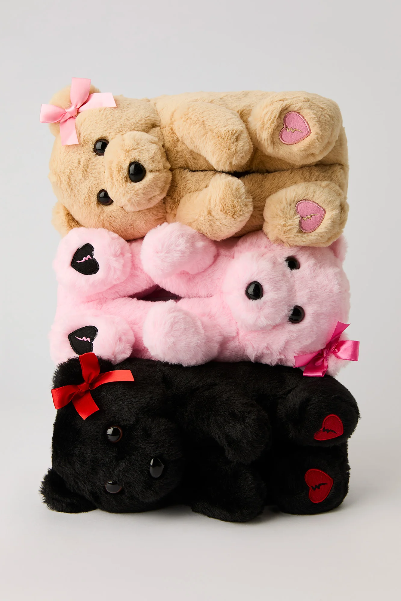 Faux Fur 3D Bear Slipper