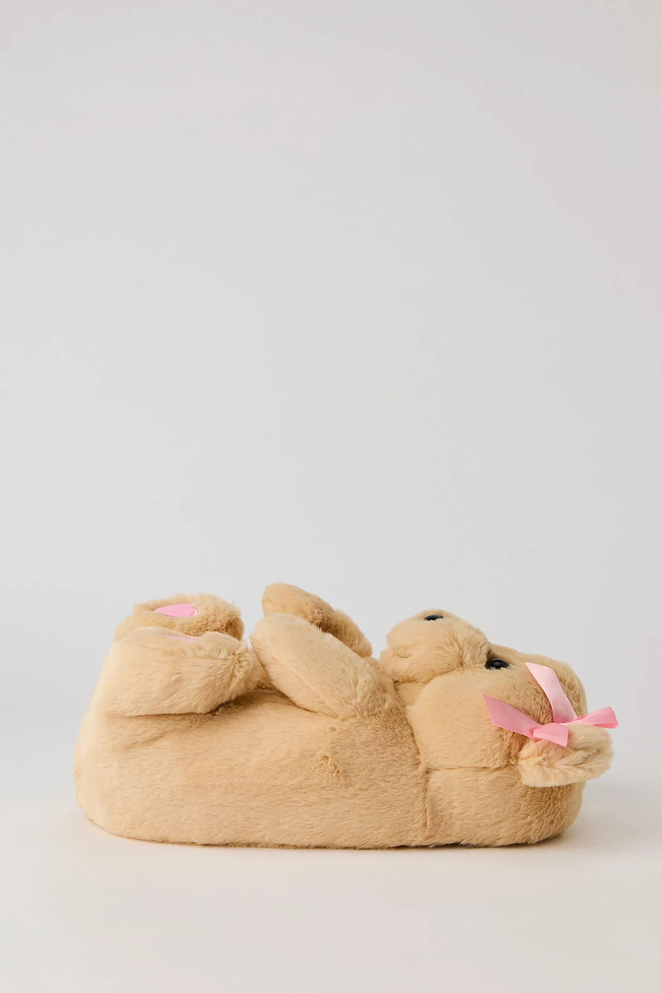 Faux Fur 3D Bear Slipper - Image 5