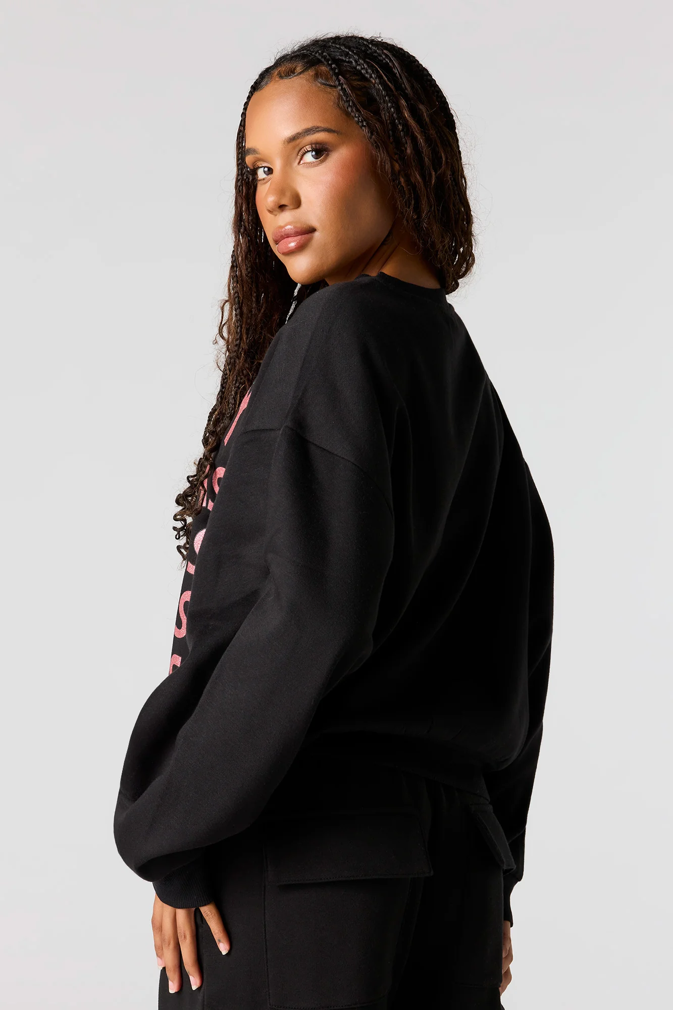 Grinch Christmas Graphic Fleece Sweatshirt - Image 5