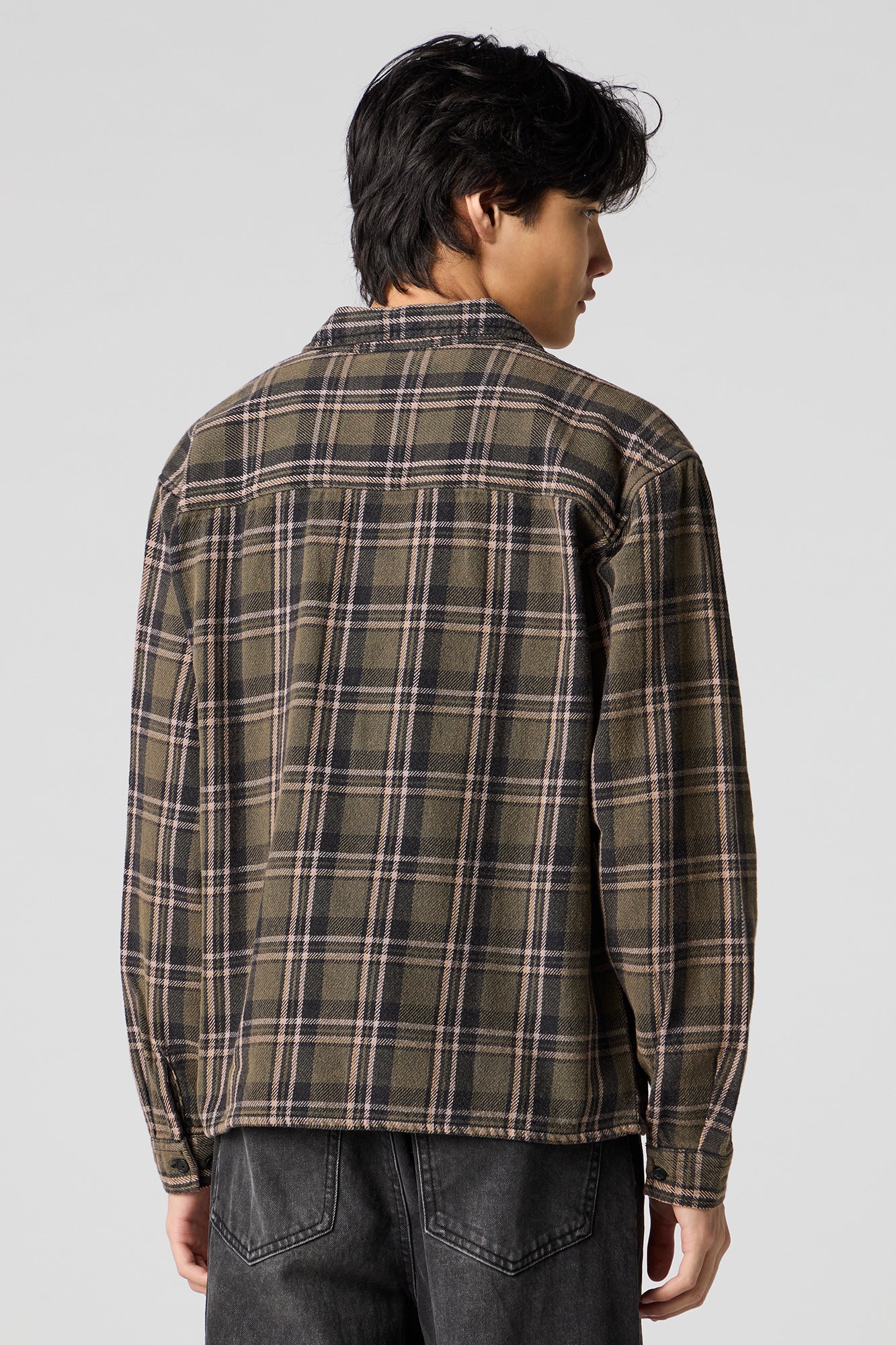 Plaid Button-Up Top - Image 2