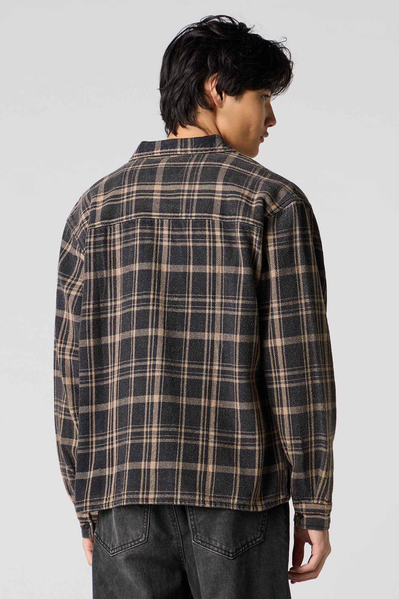Plaid Button-Up Top - Image 5