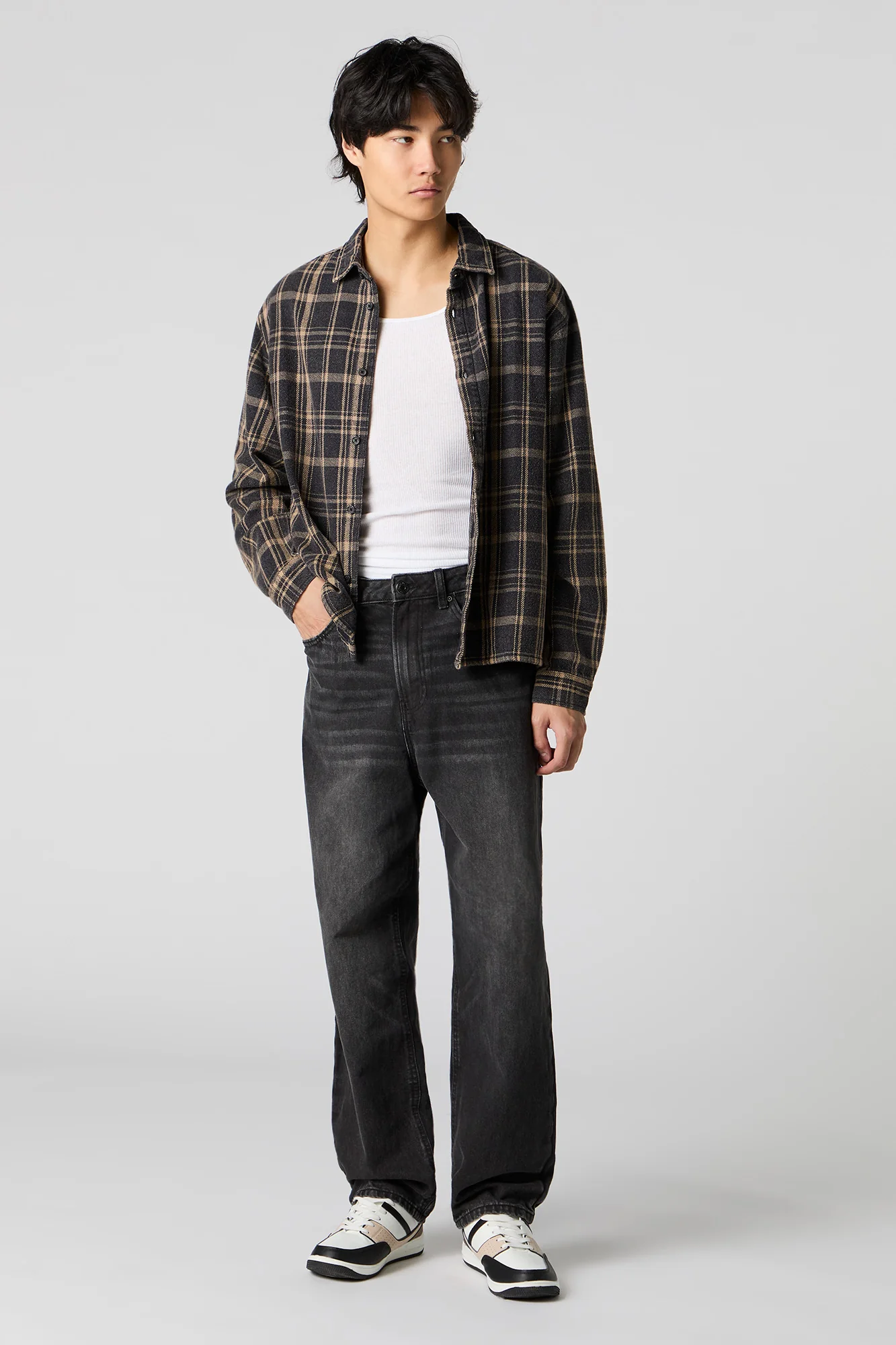 Plaid Button-Up Top - Image 6