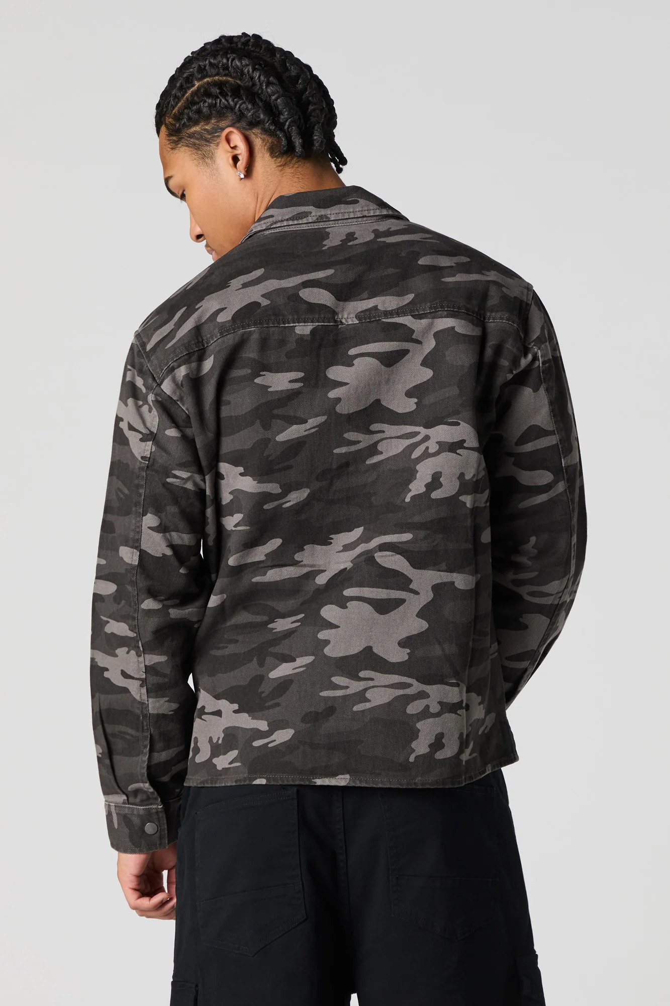 Boxy Denim Trucker Jacket - Image 2