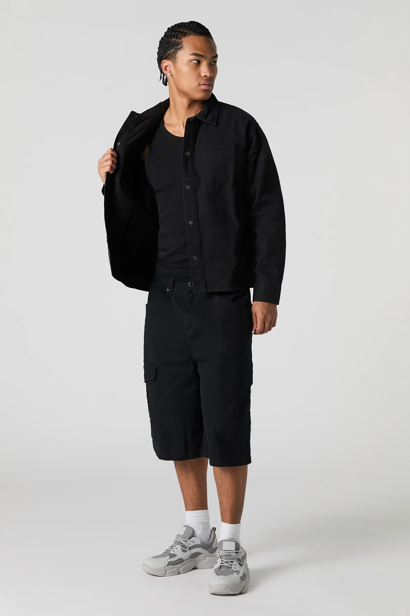 Boxy Denim Trucker Jacket - Image 7