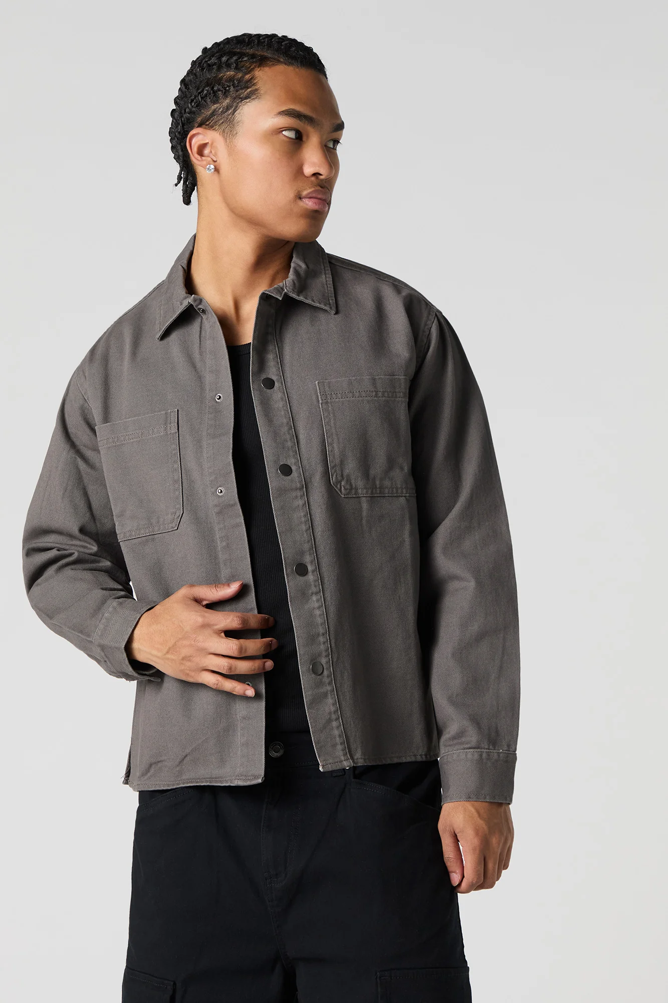 Boxy Denim Trucker Jacket - Image 8
