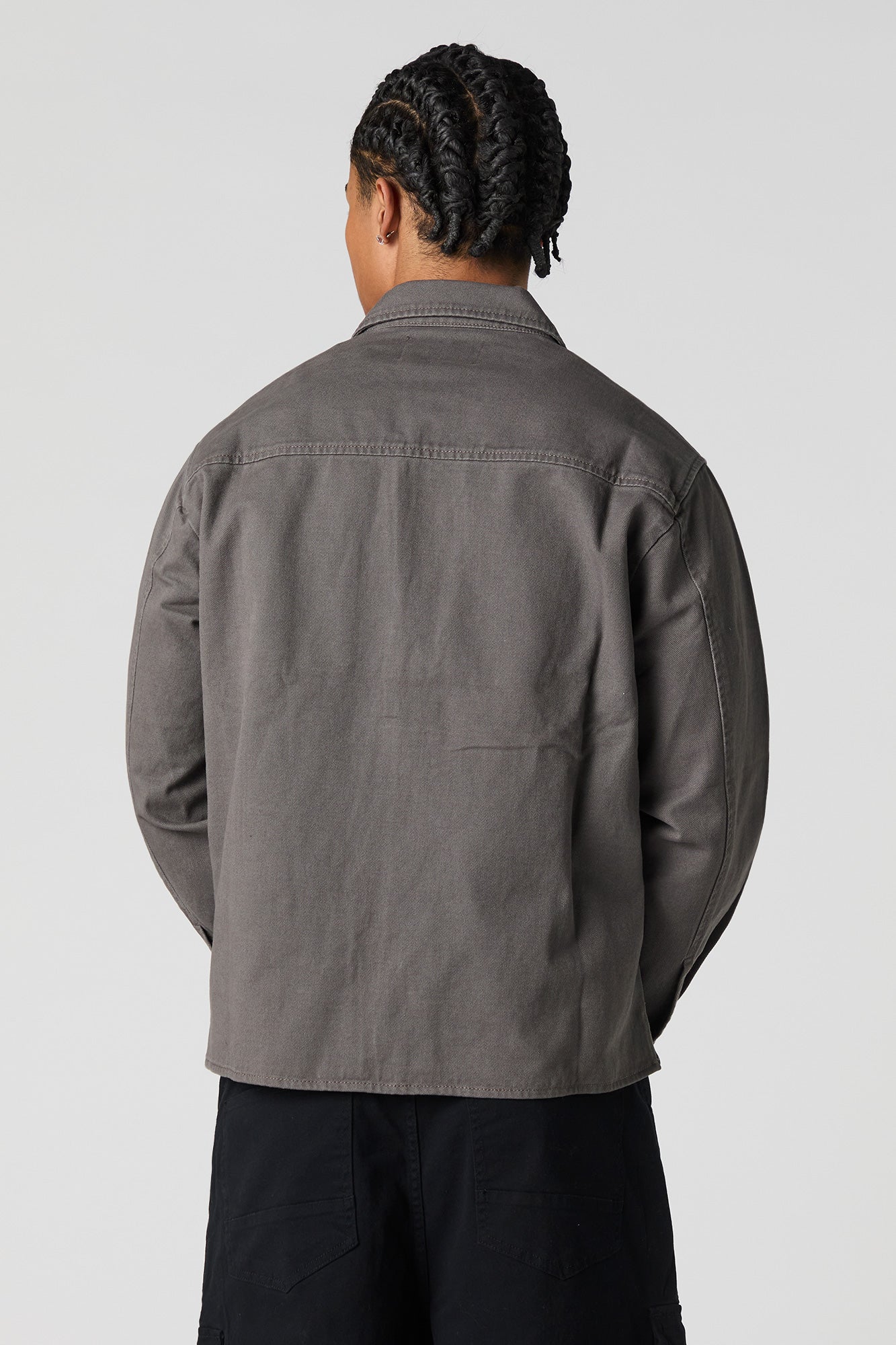 Boxy Denim Trucker Jacket - Image 9