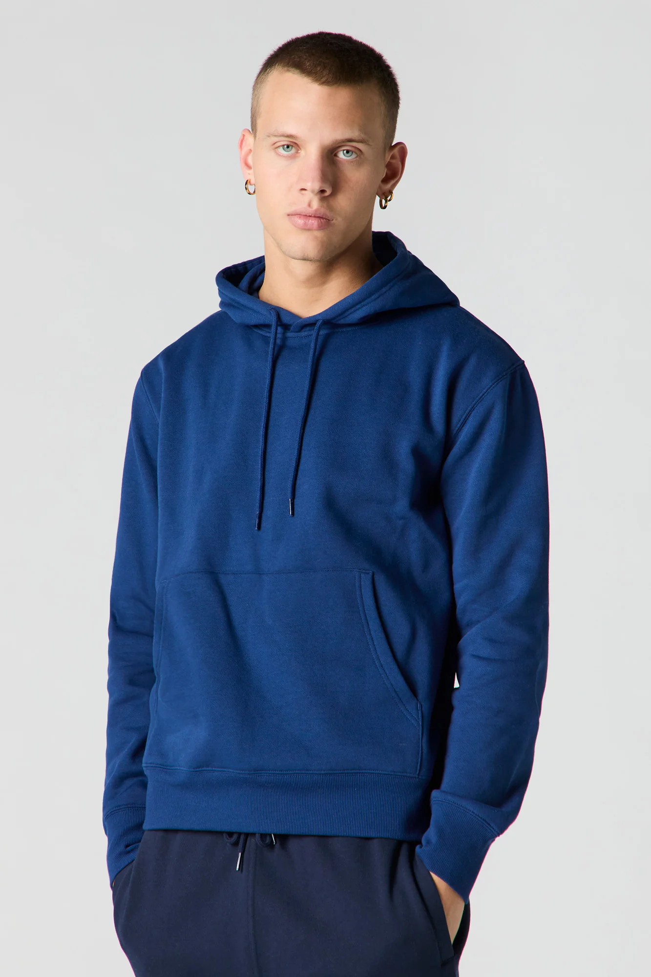 Solid Fleece Hoodie