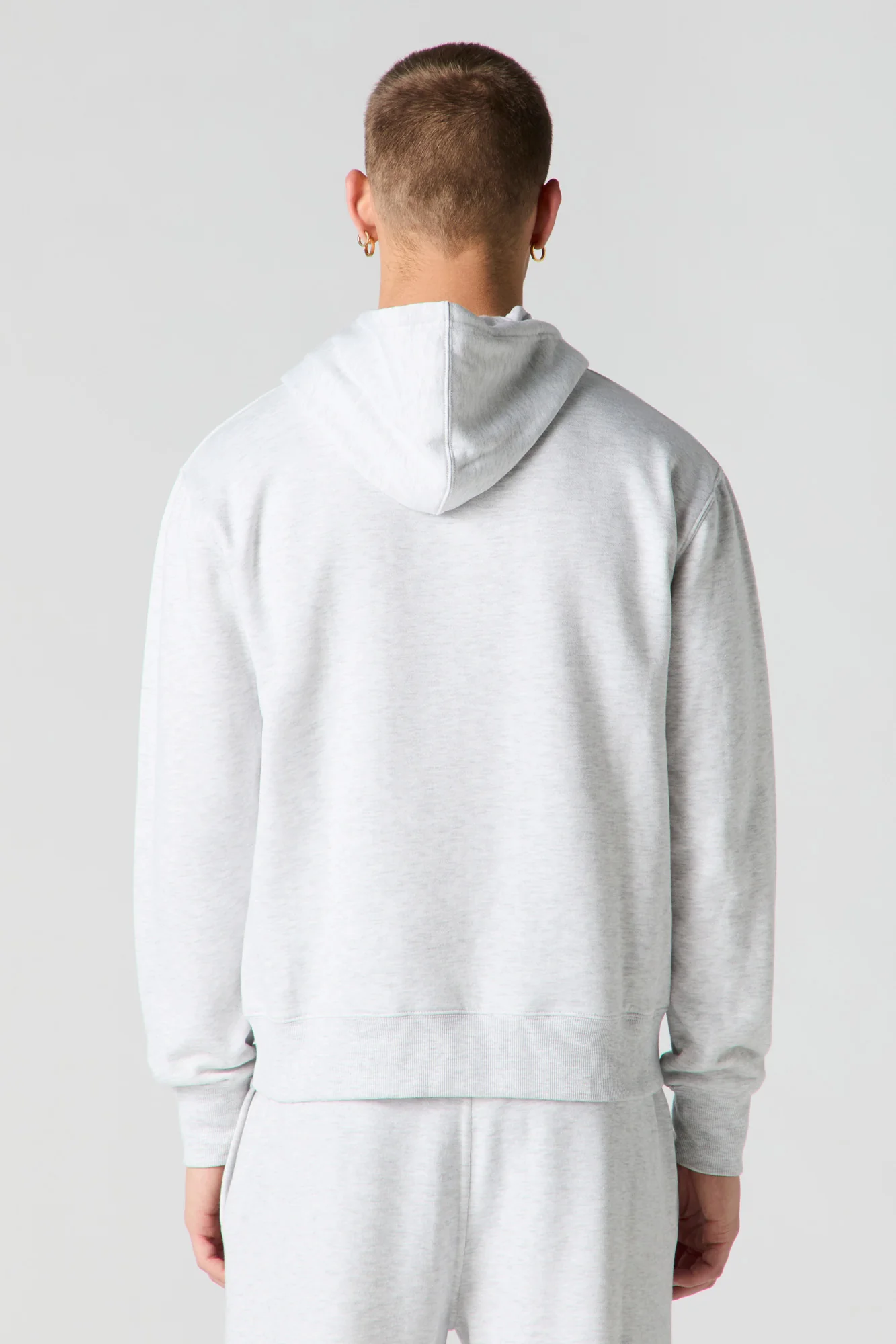 Solid Fleece Hoodie - Image 11