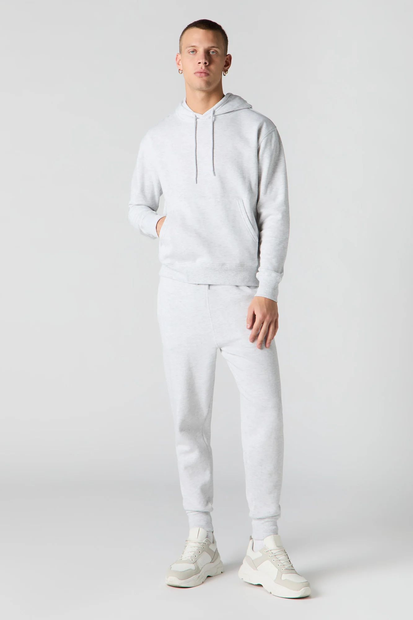 Solid Fleece Hoodie - Image 12