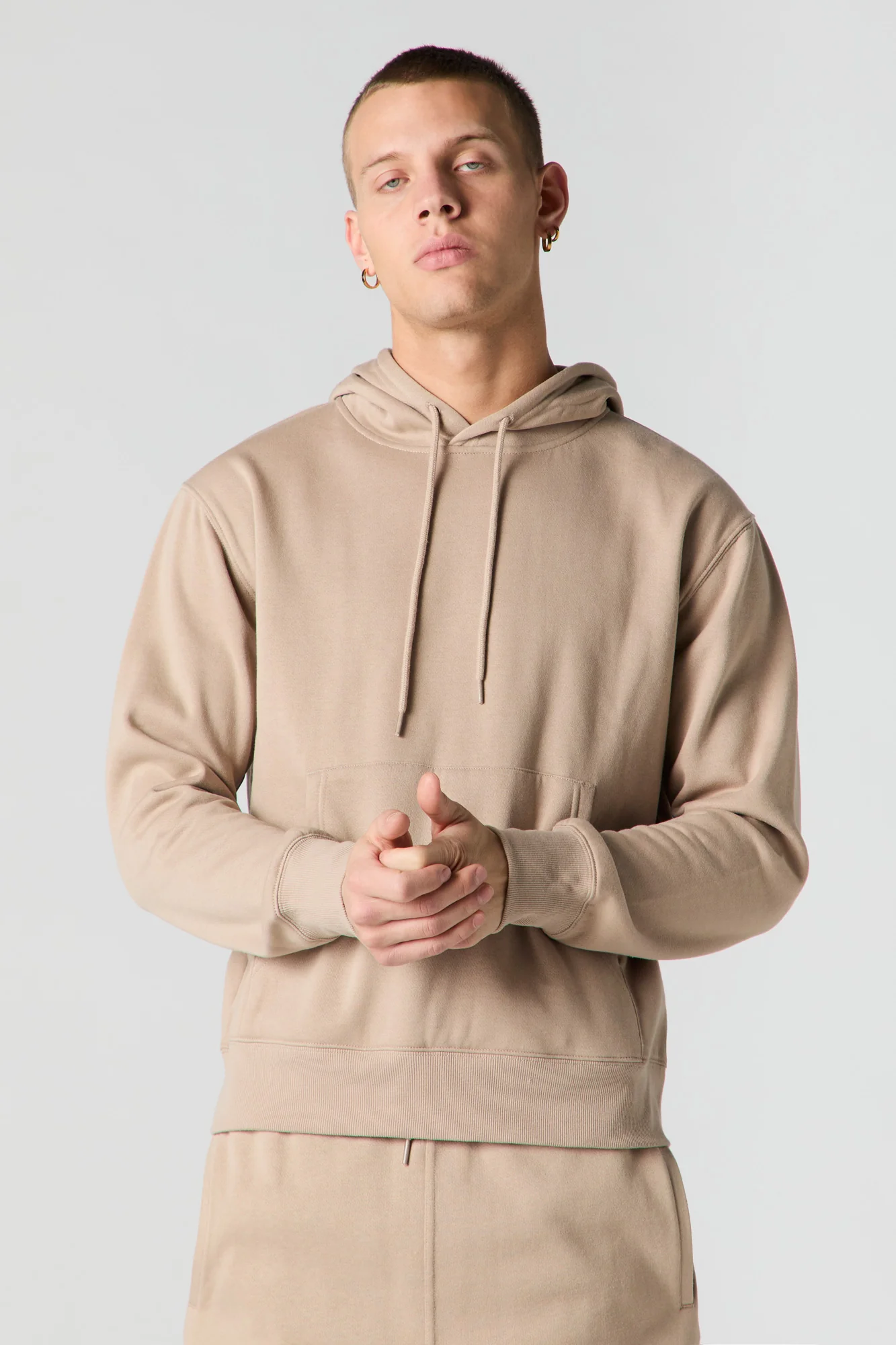 Solid Fleece Hoodie - Image 13