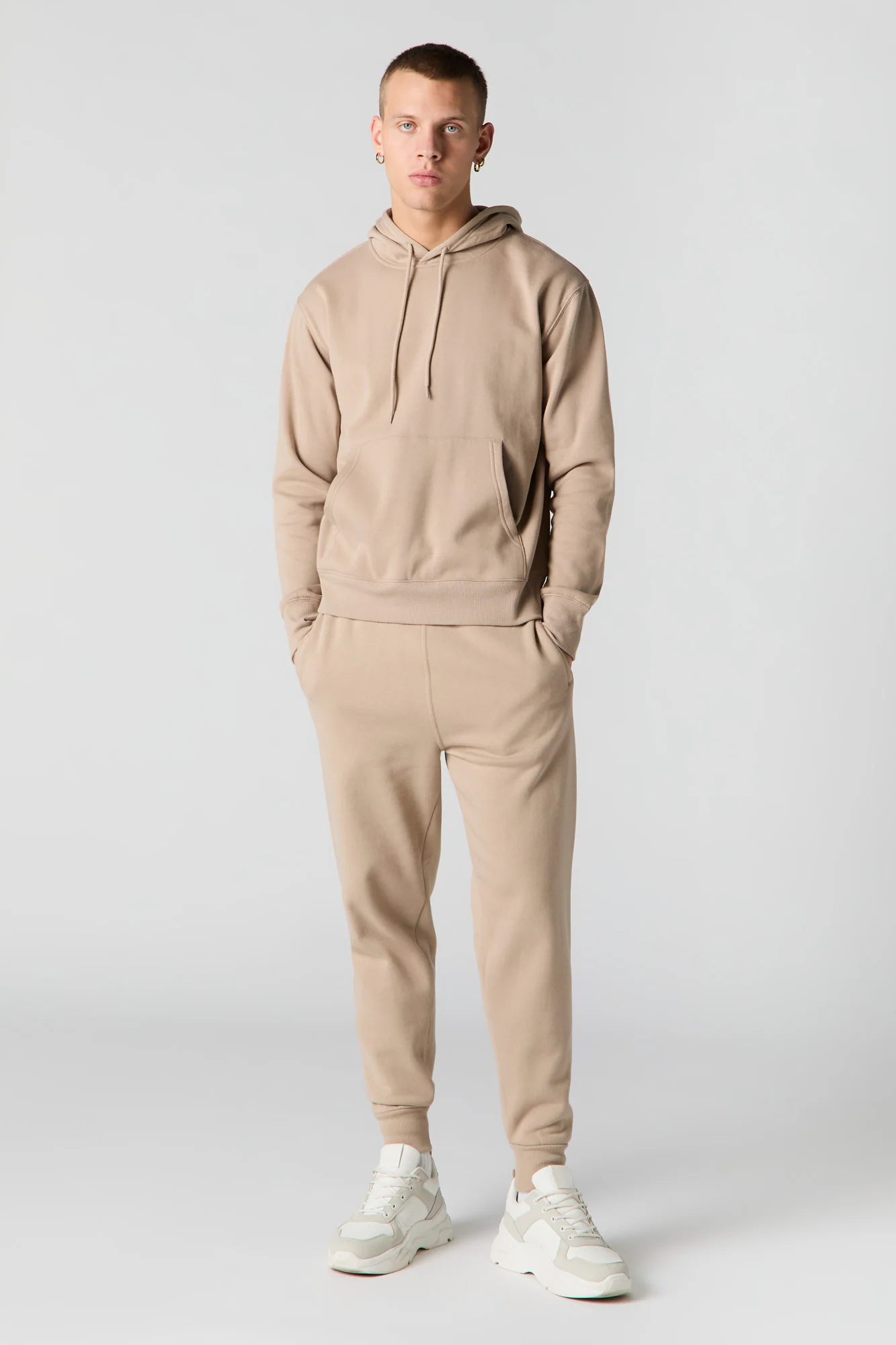 Solid Fleece Hoodie - Image 15