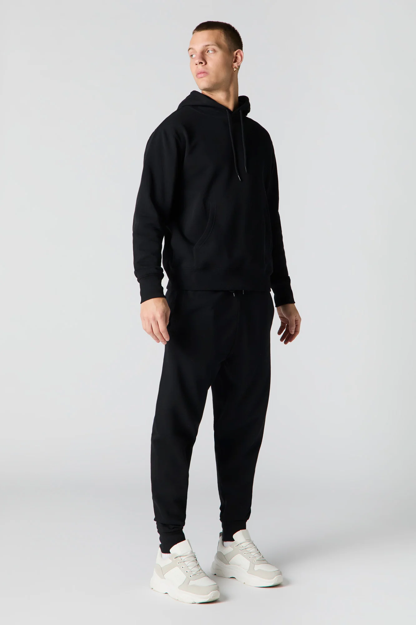 Solid Fleece Hoodie - Image 6