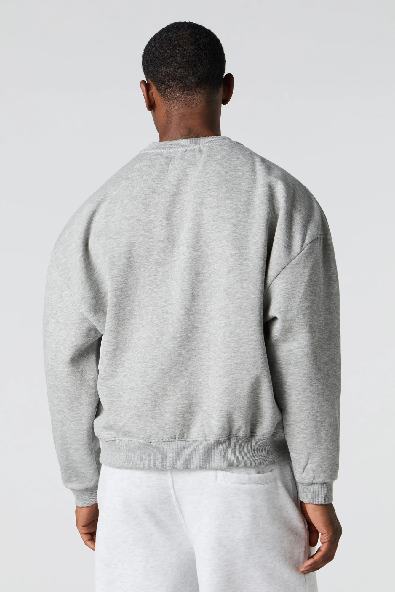 Camo Patch Boxy Fleece Sweatshirt - Image 2