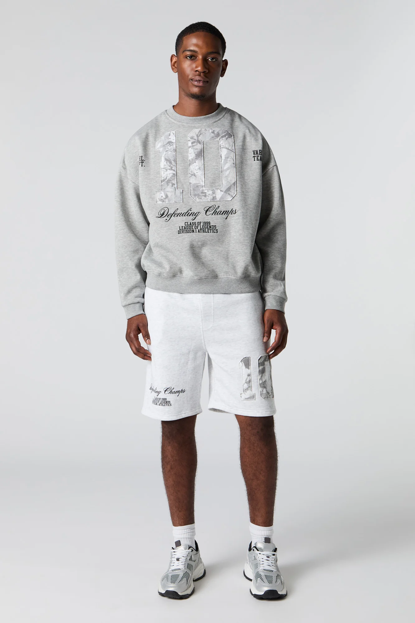 Camo Patch Boxy Fleece Sweatshirt - Image 3