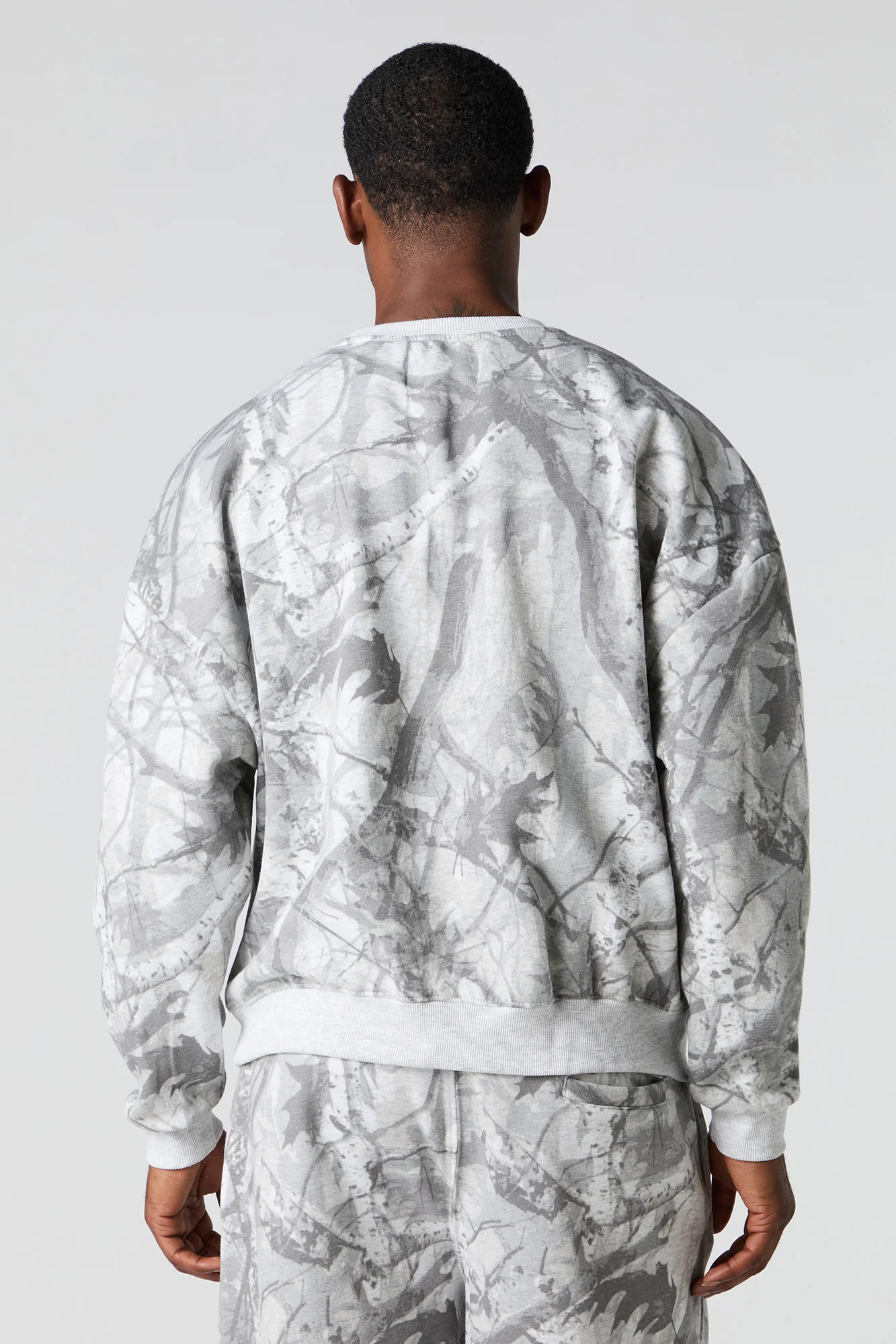 Camo Patch Boxy Fleece Sweatshirt - Image 5