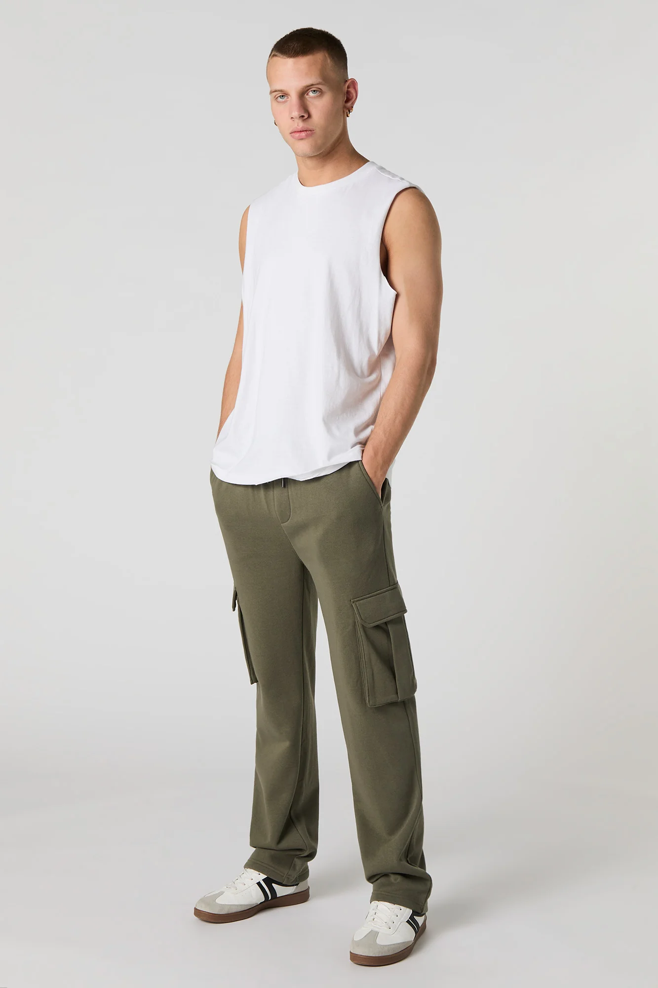 Pantalon cargo en molleton - Image 15