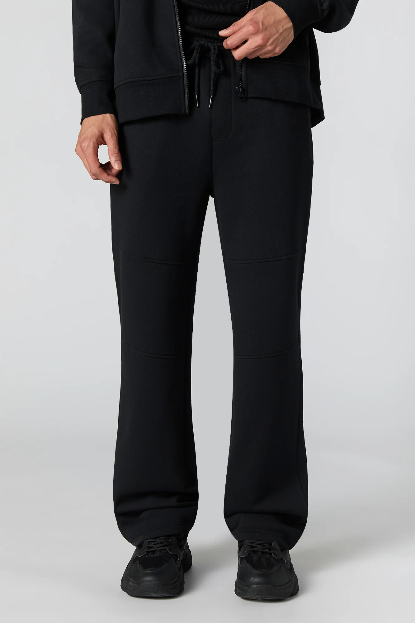 Pantalon en molleton avec détail de couture - Image 2