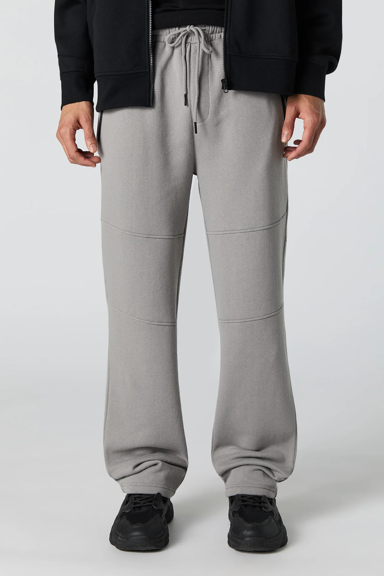 Pantalon en molleton avec détail de couture - Image 5