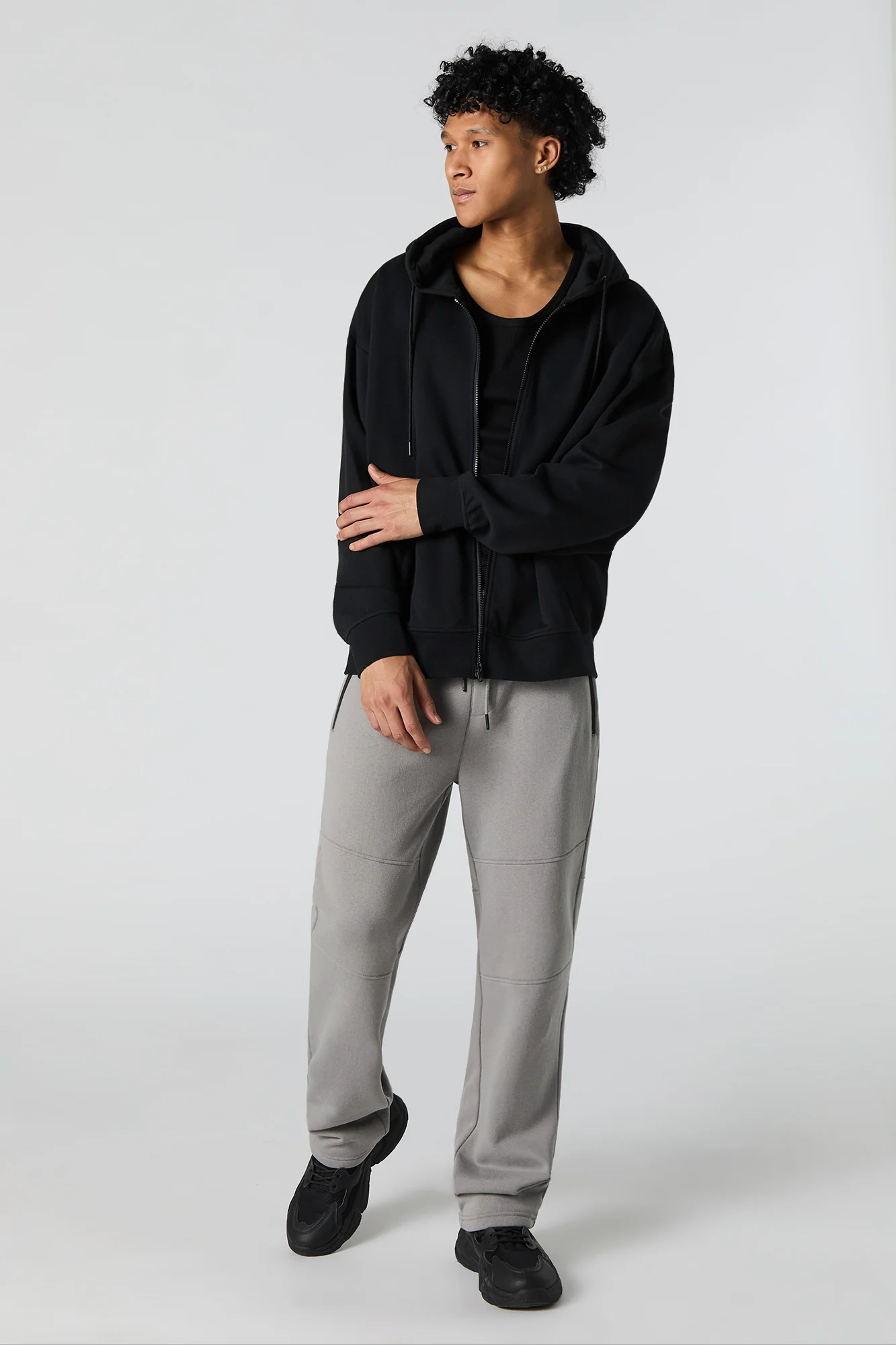 Pantalon en molleton avec détail de couture - Image 6