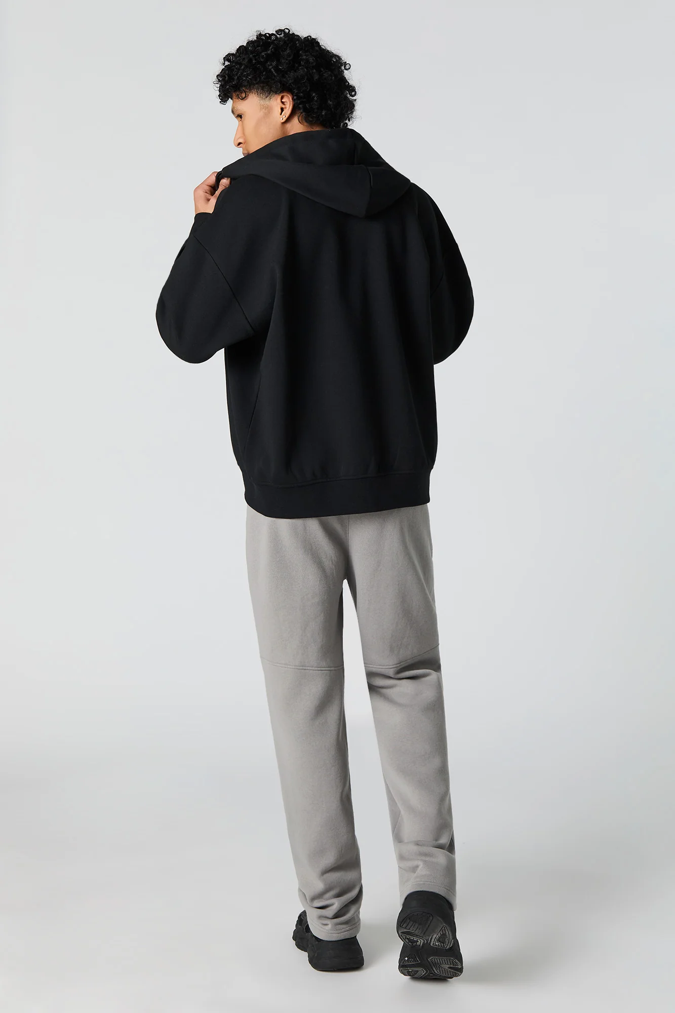 Pantalon en molleton avec détail de couture - Image 7