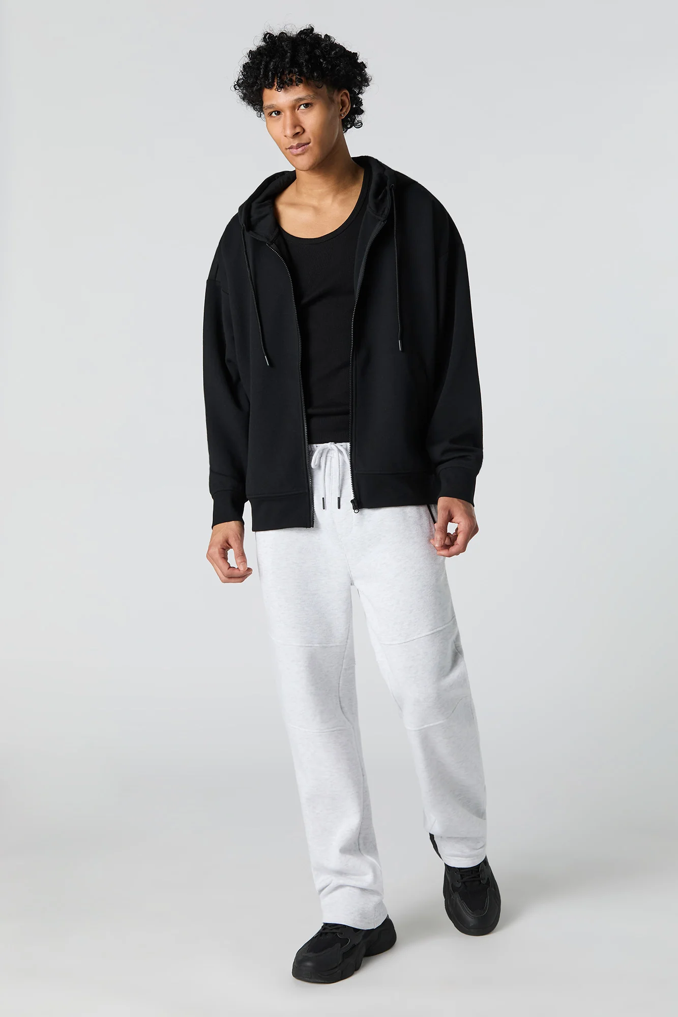 Pantalon en molleton avec détail de couture - Image 8